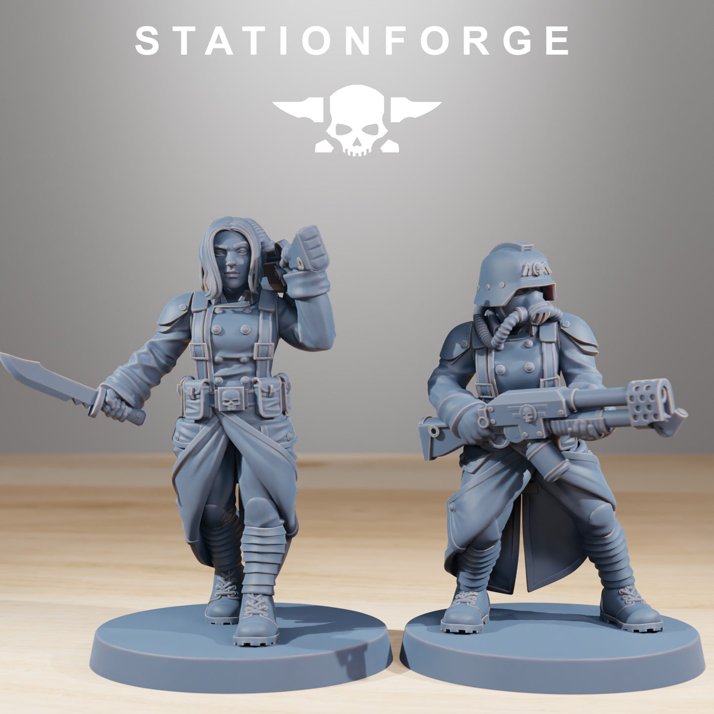 Product photo Tabletop 28mm The Printing Goes Ever On (TPGEO) 0: GrimGuard Sisters of War