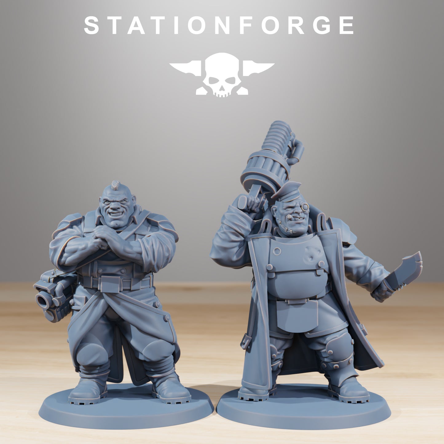 Product photo Tabletop 28mm The Printing Goes Ever On (TPGEO) 0: GrimGuard Mutants