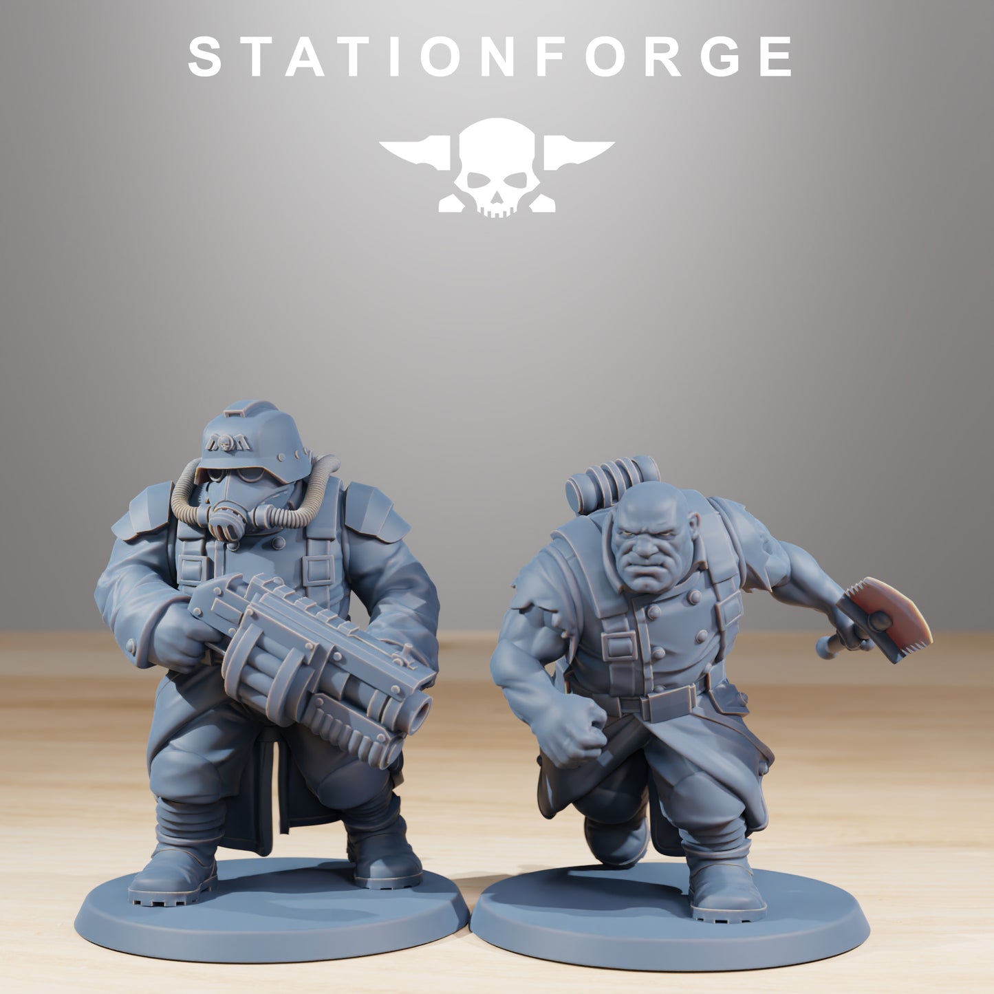 Product photo Tabletop 28mm The Printing Goes Ever On (TPGEO) 0: GrimGuard Mutants