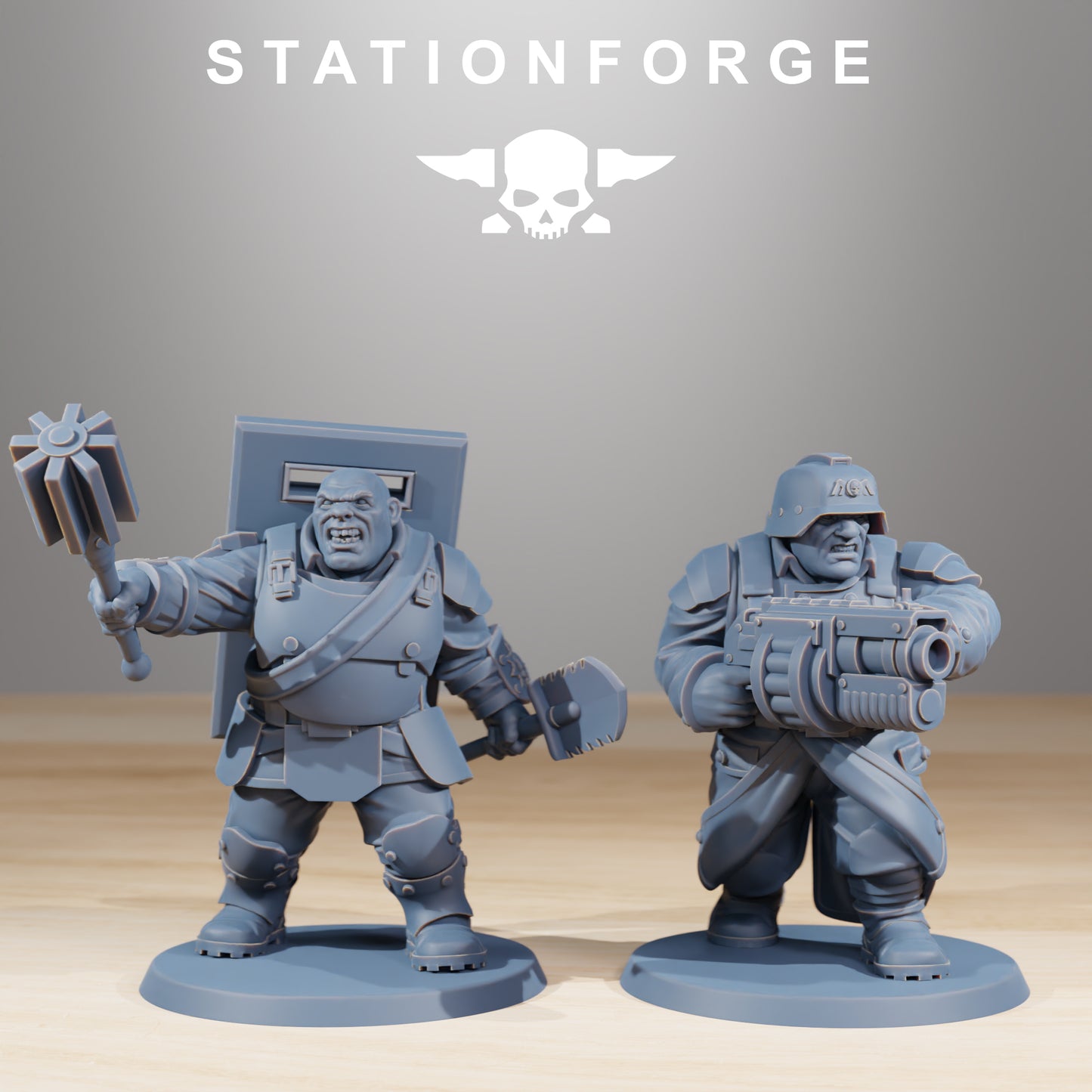 Product photo Tabletop 28mm The Printing Goes Ever On (TPGEO) 0: GrimGuard Mutants