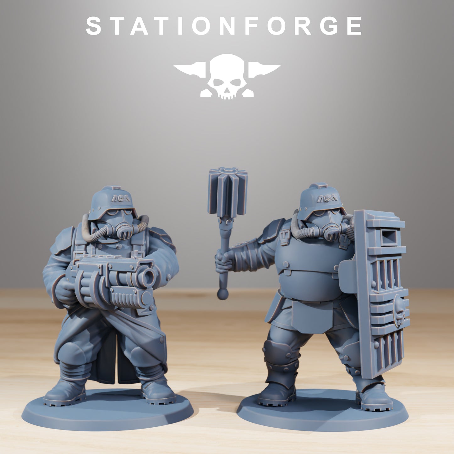 Product photo Tabletop 28mm The Printing Goes Ever On (TPGEO) 0: GrimGuard Mutants