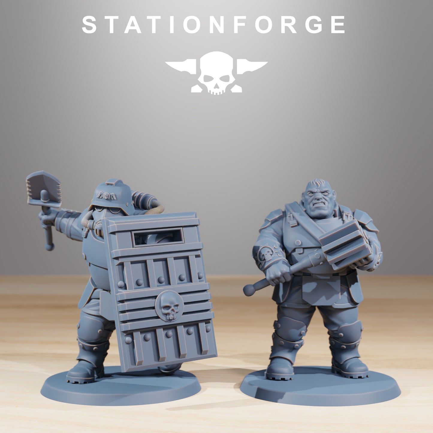 Product photo Tabletop 28mm The Printing Goes Ever On (TPGEO) 0: GrimGuard Mutants