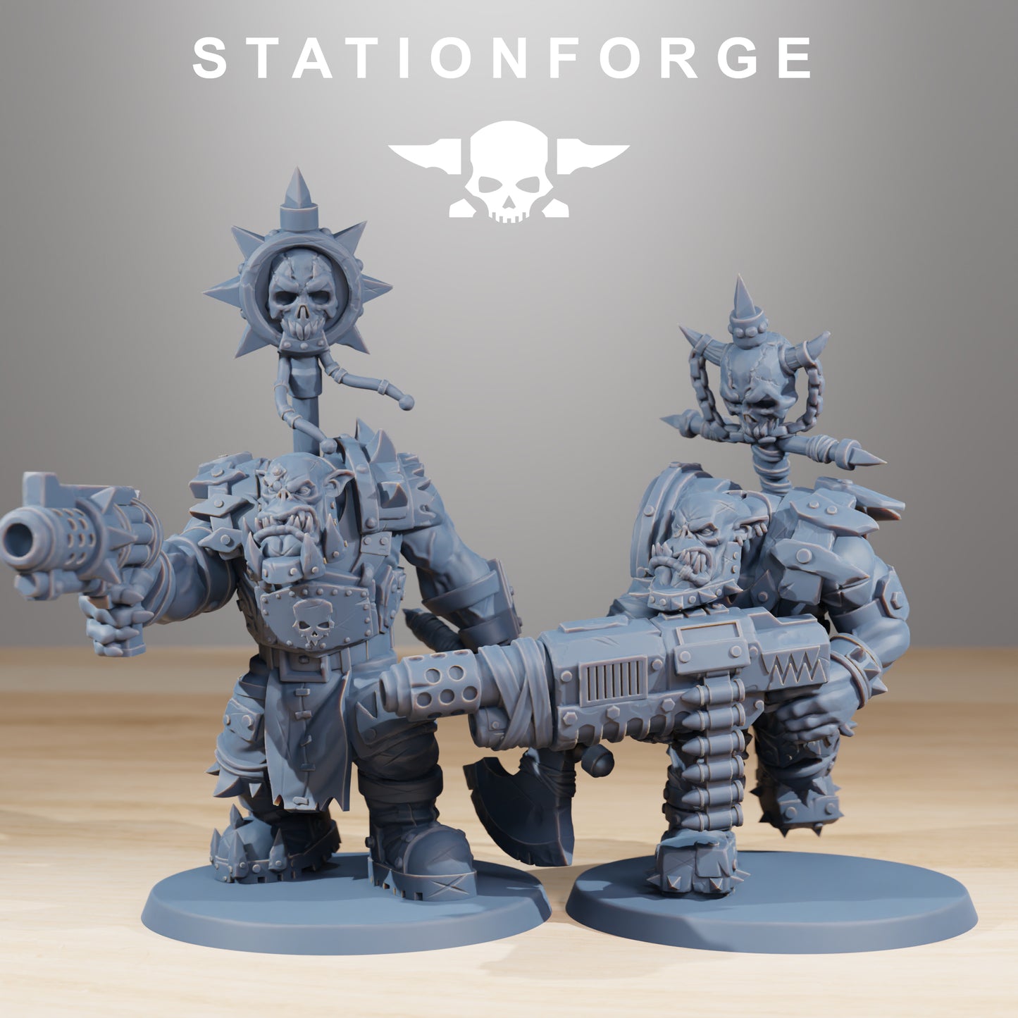 Product photo Tabletop 28mm The Printing Goes Ever On (TPGEO) 0: Orkaz SullKrushers