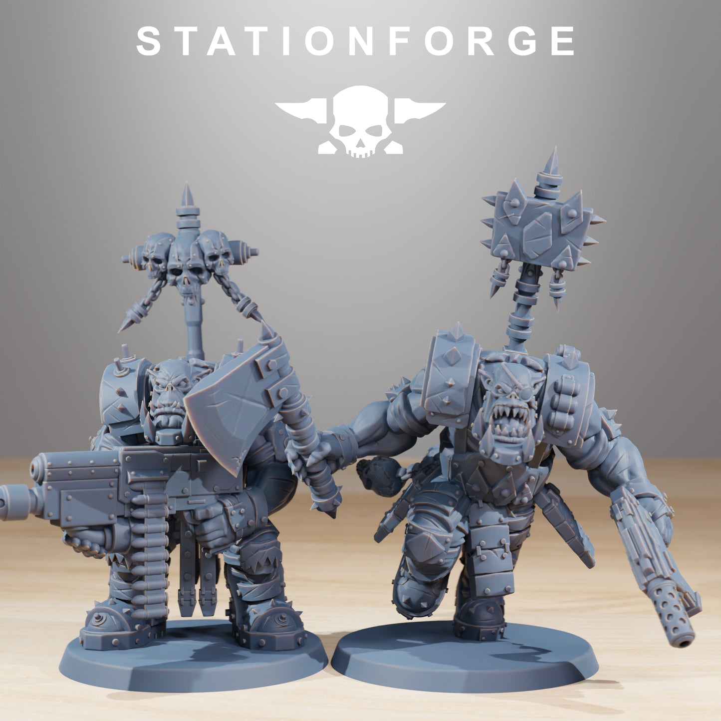 Product photo Tabletop 28mm The Printing Goes Ever On (TPGEO) 0: Orkaz SullKrushers