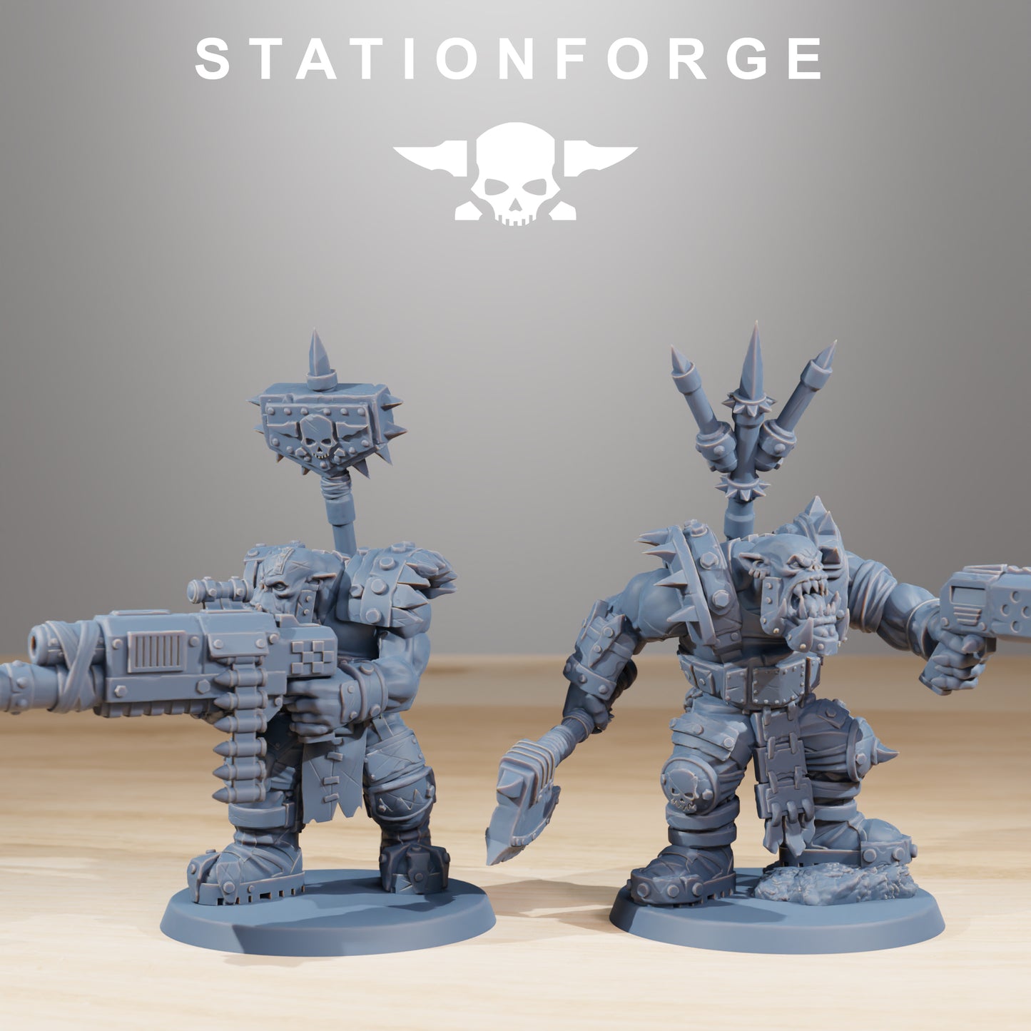Product photo Tabletop 28mm The Printing Goes Ever On (TPGEO) 0: Orkaz SullKrushers
