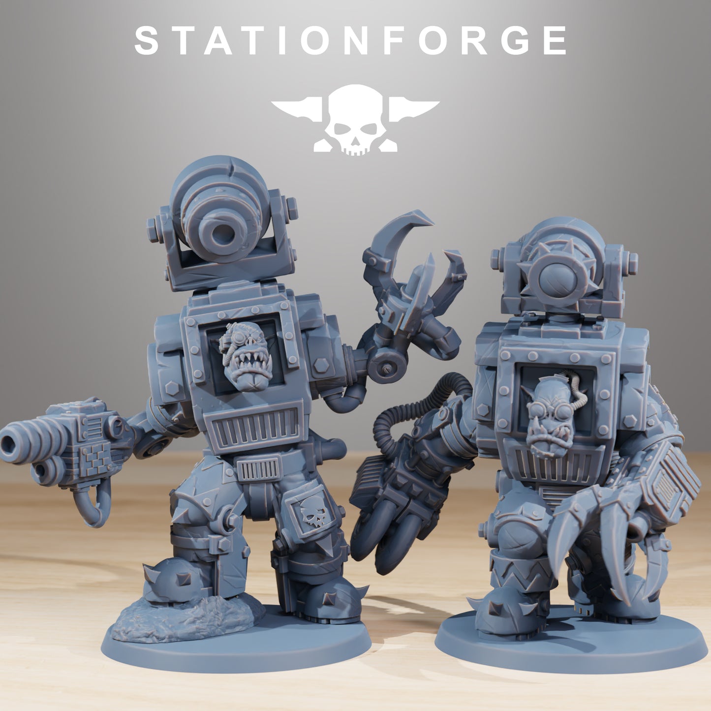 Product photo Tabletop 28mm The Printing Goes Ever On (TPGEO) 0: Orkaz Steelbrutes