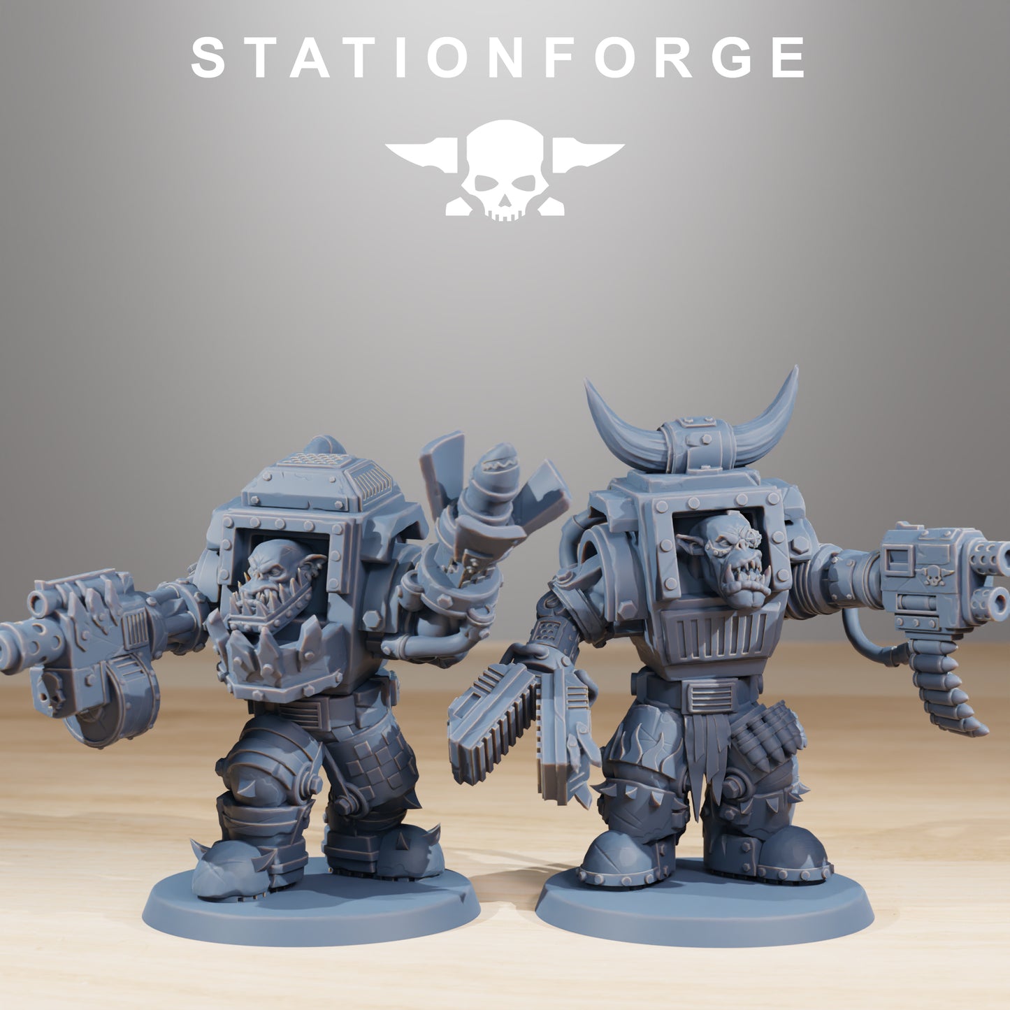 Product photo Tabletop 28mm The Printing Goes Ever On (TPGEO) 0: Orkaz Steelbrutes
