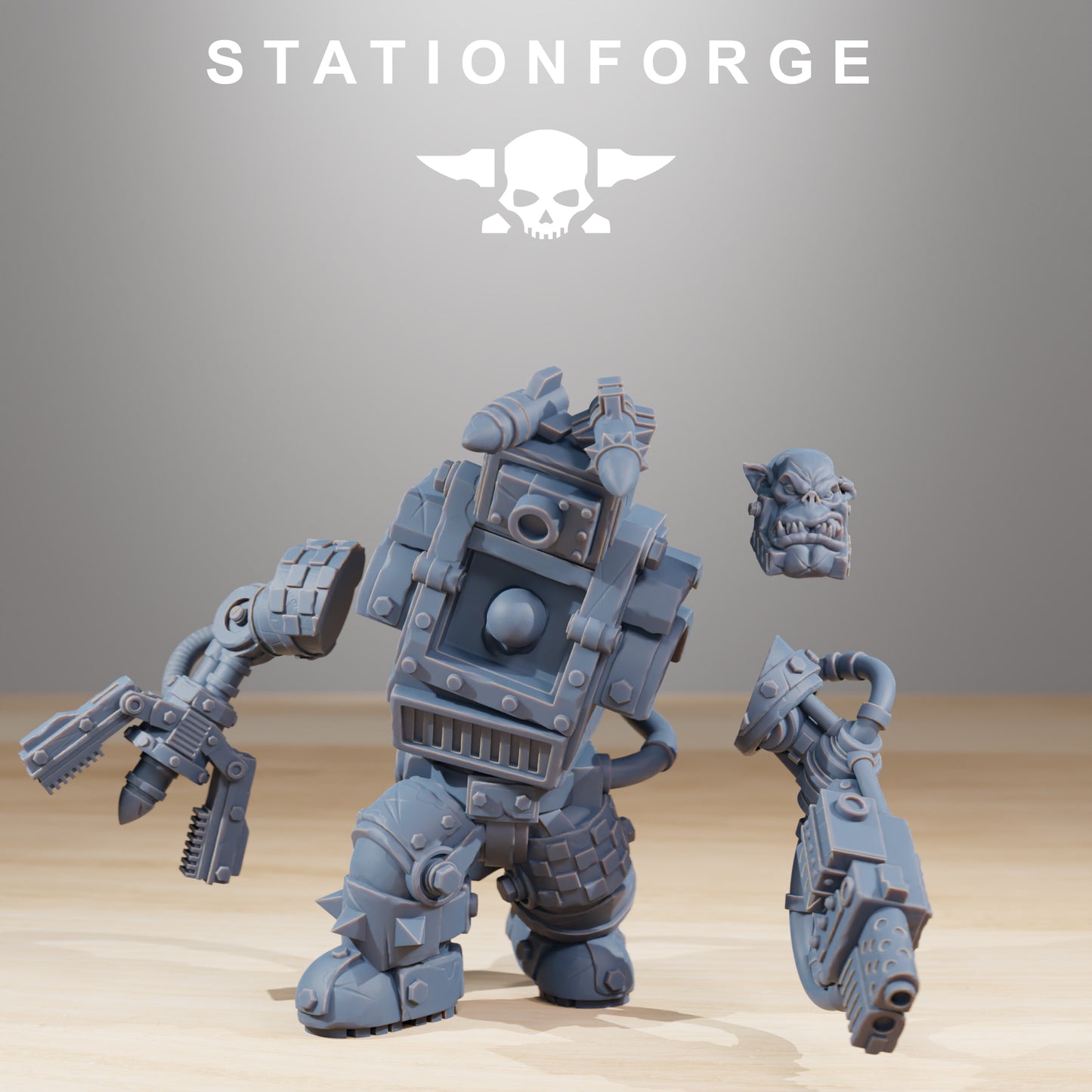 Product photo Tabletop 28mm The Printing Goes Ever On (TPGEO) 0: Orkaz Steelbrutes