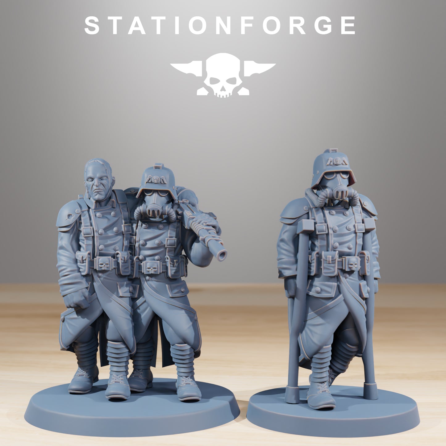 Product photo Tabletop 28mm The Printing Goes Ever On (TPGEO) 0: GrimGuard Casualties