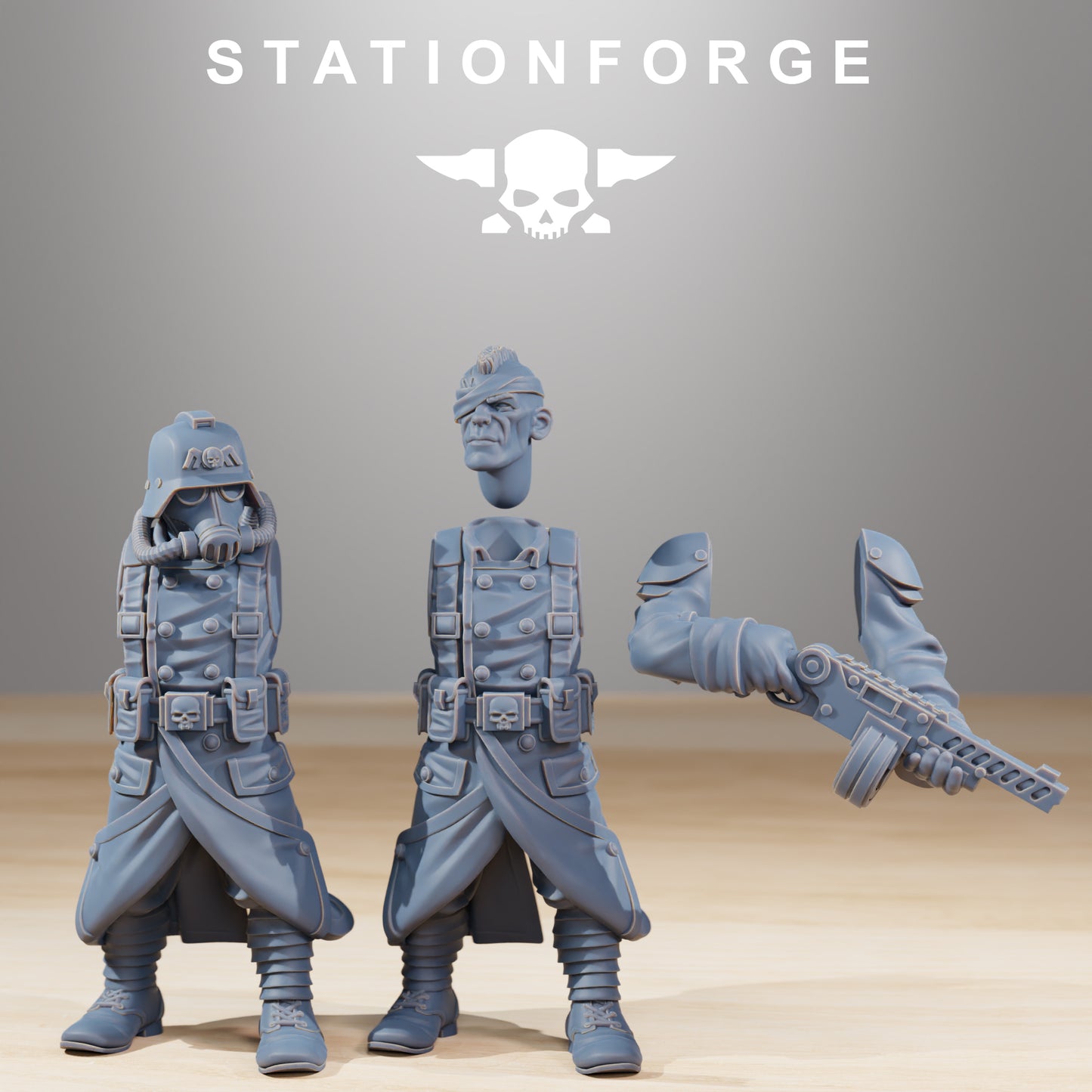 Product photo Tabletop 28mm The Printing Goes Ever On (TPGEO) 0: GrimGuard Combatants