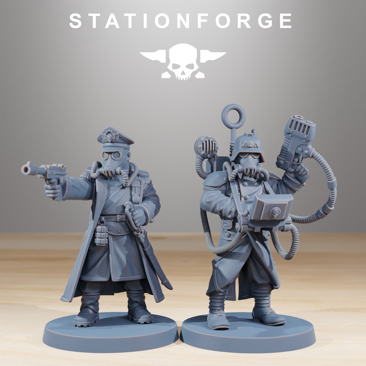 Product photo Tabletop 28mm The Printing Goes Ever On (TPGEO) 0: GrimGuard Combatants