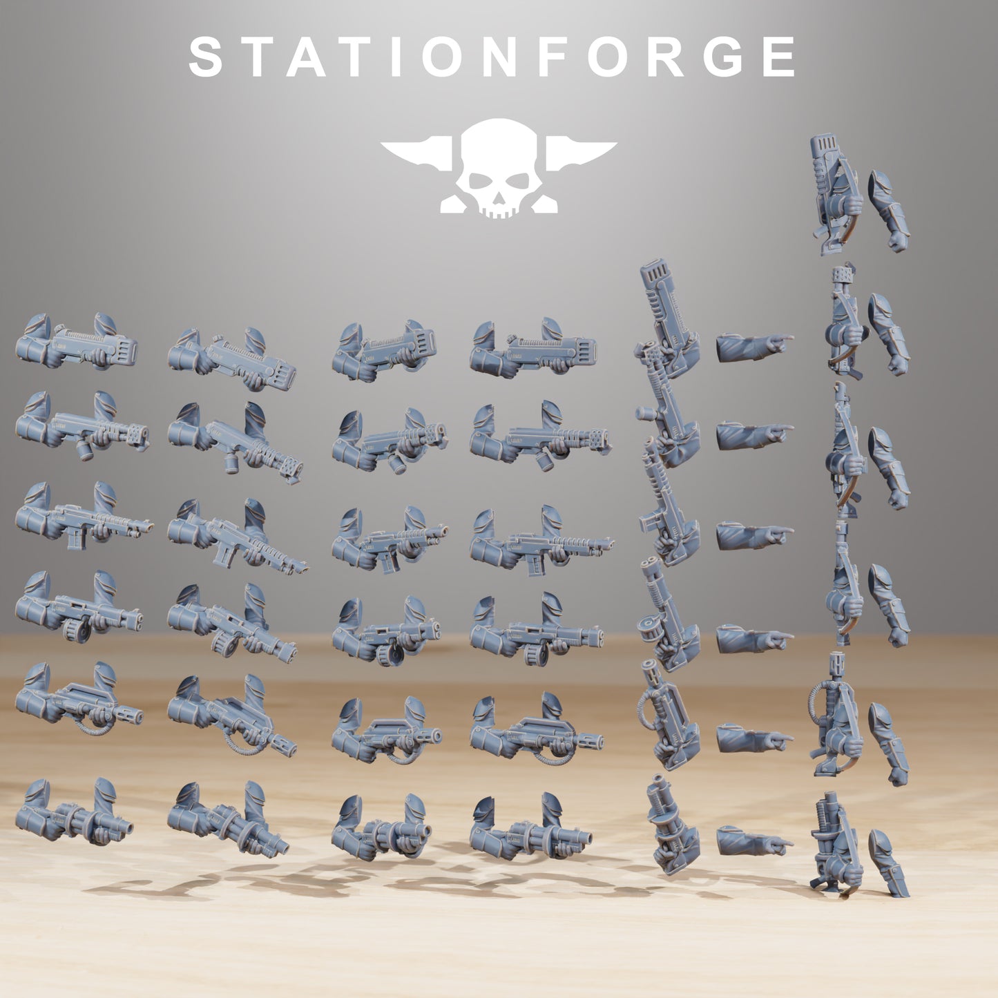 Product photo Tabletop 28mm The Printing Goes Ever On (TPGEO) 0: Vaskar Infantry Builder Kit