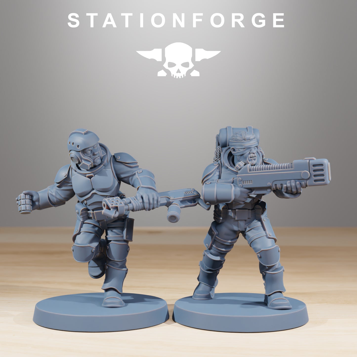 Product photo Tabletop 28mm The Printing Goes Ever On (TPGEO) 0: Vaskar Infantry Builder Kit