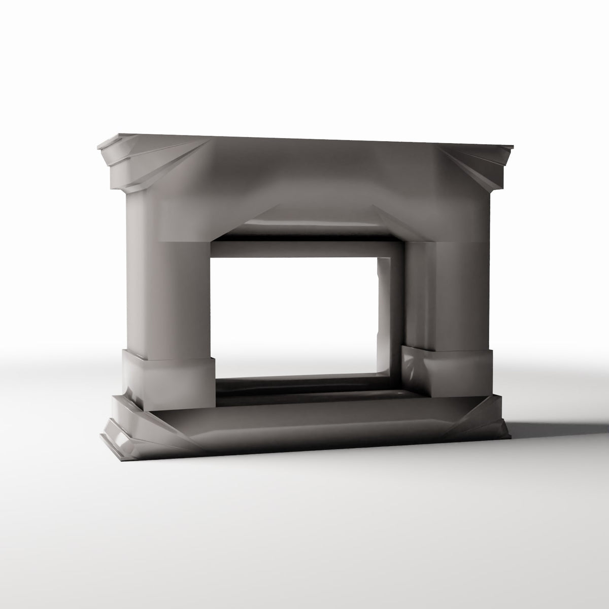 Diorama model-building product photo 3: Diorama Architecture: Narrow Neoclassical Fireplace (Ref. 855D)