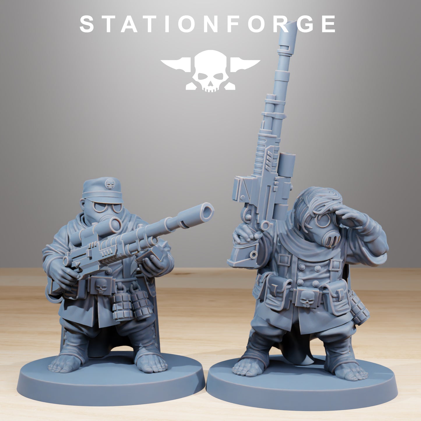 Product photo Tabletop 28mm The Printing Goes Ever On (TPGEO) 0: GrimGuard Skulldarts