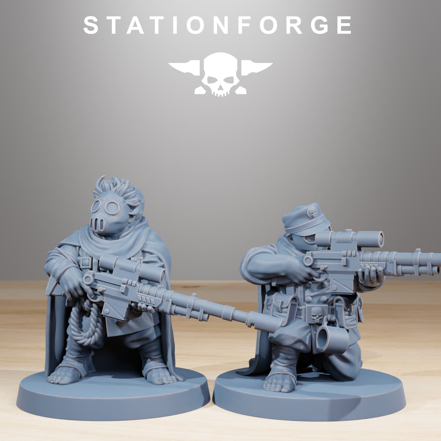 Product photo Tabletop 28mm The Printing Goes Ever On (TPGEO) 0: GrimGuard Skulldarts