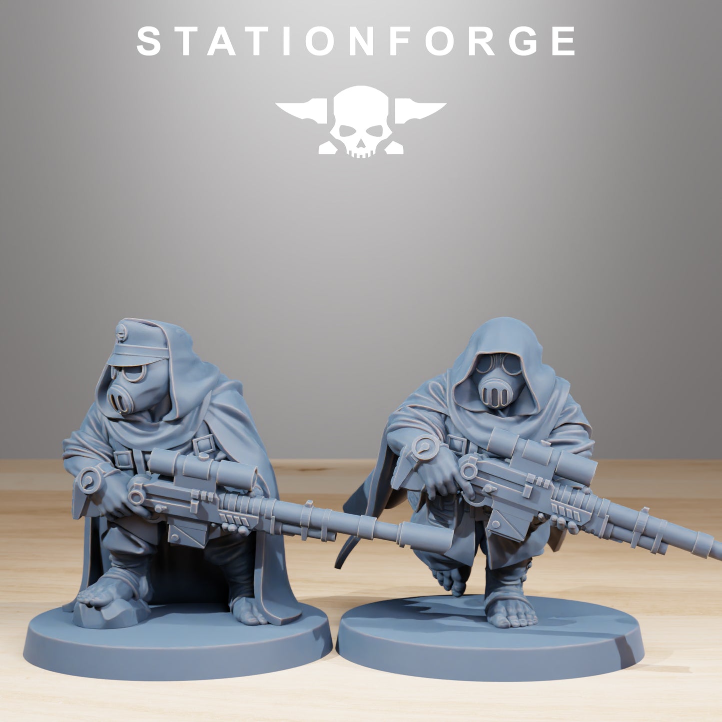 Product photo Tabletop 28mm The Printing Goes Ever On (TPGEO) 0: GrimGuard Skulldarts