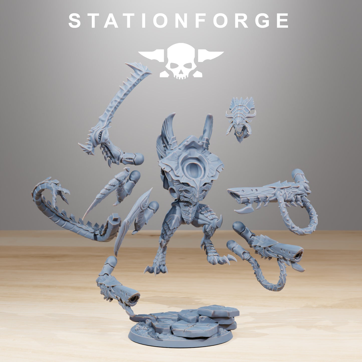 Product photo Tabletop 28mm The Printing Goes Ever On (TPGEO) 0: Xenarid Nyxar