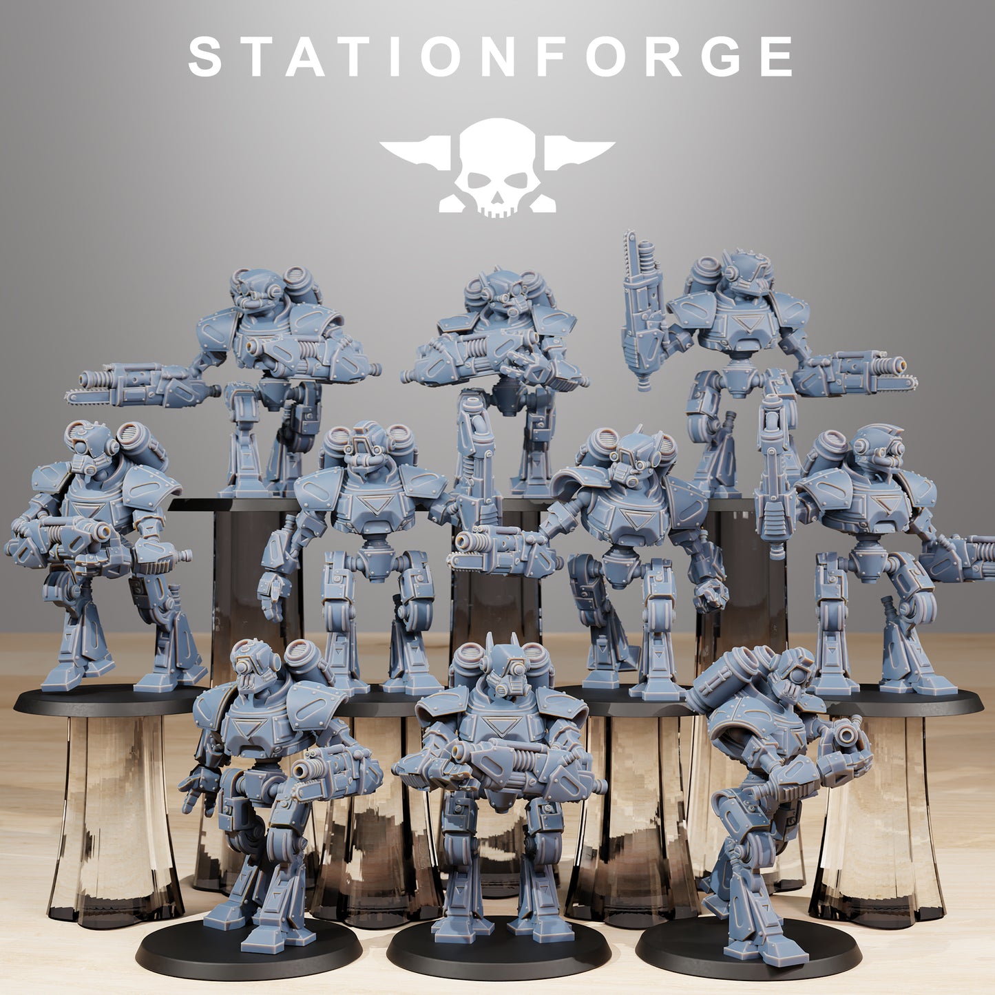 Product photo Tabletop 28mm The Printing Goes Ever On (TPGEO) 0: Scavenger Mechanods