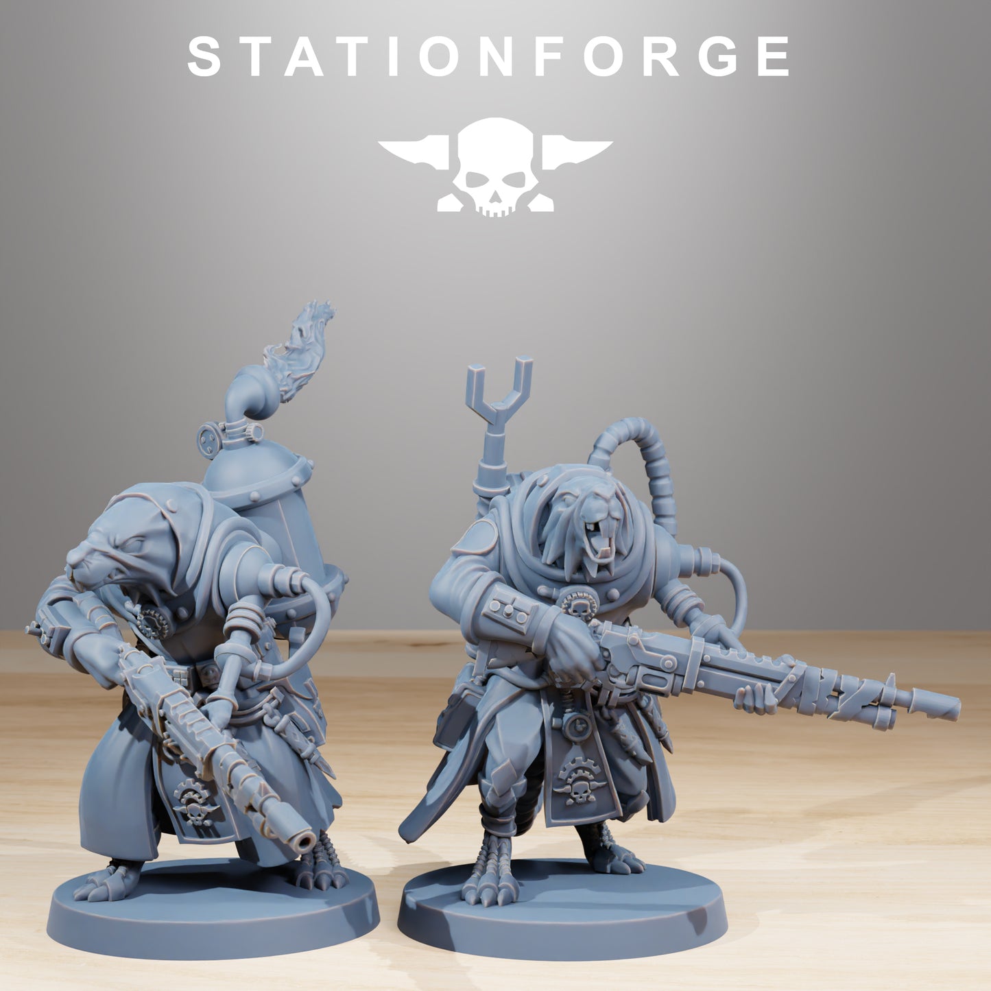 Product photo Tabletop 28mm The Printing Goes Ever On (TPGEO) 0: Raticus Grunts