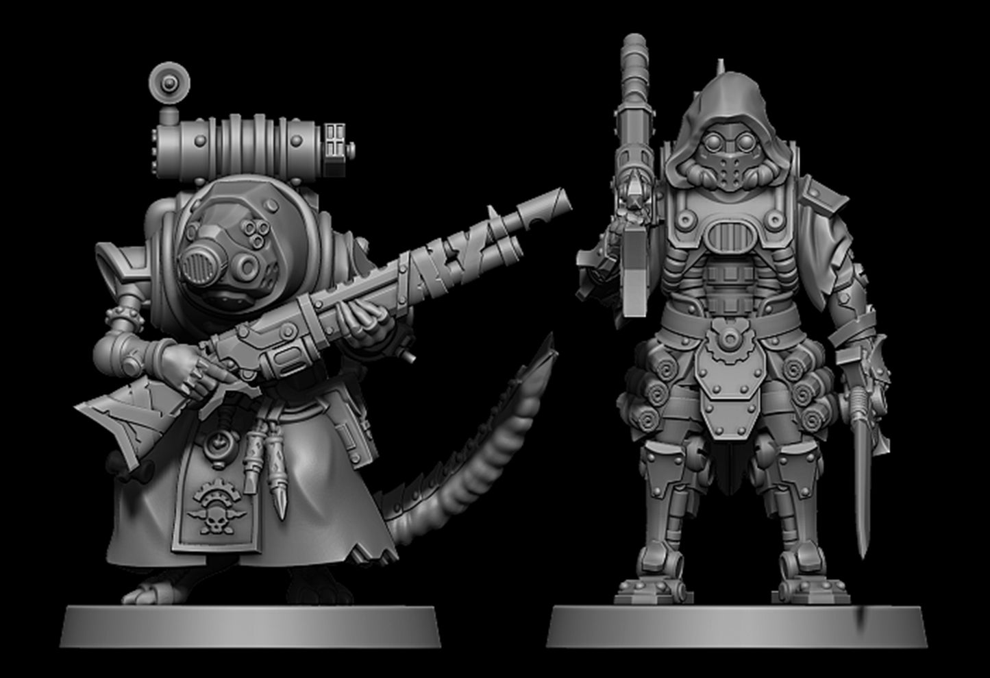 Product photo Tabletop 28mm The Printing Goes Ever On (TPGEO) 0: Raticus Grunts