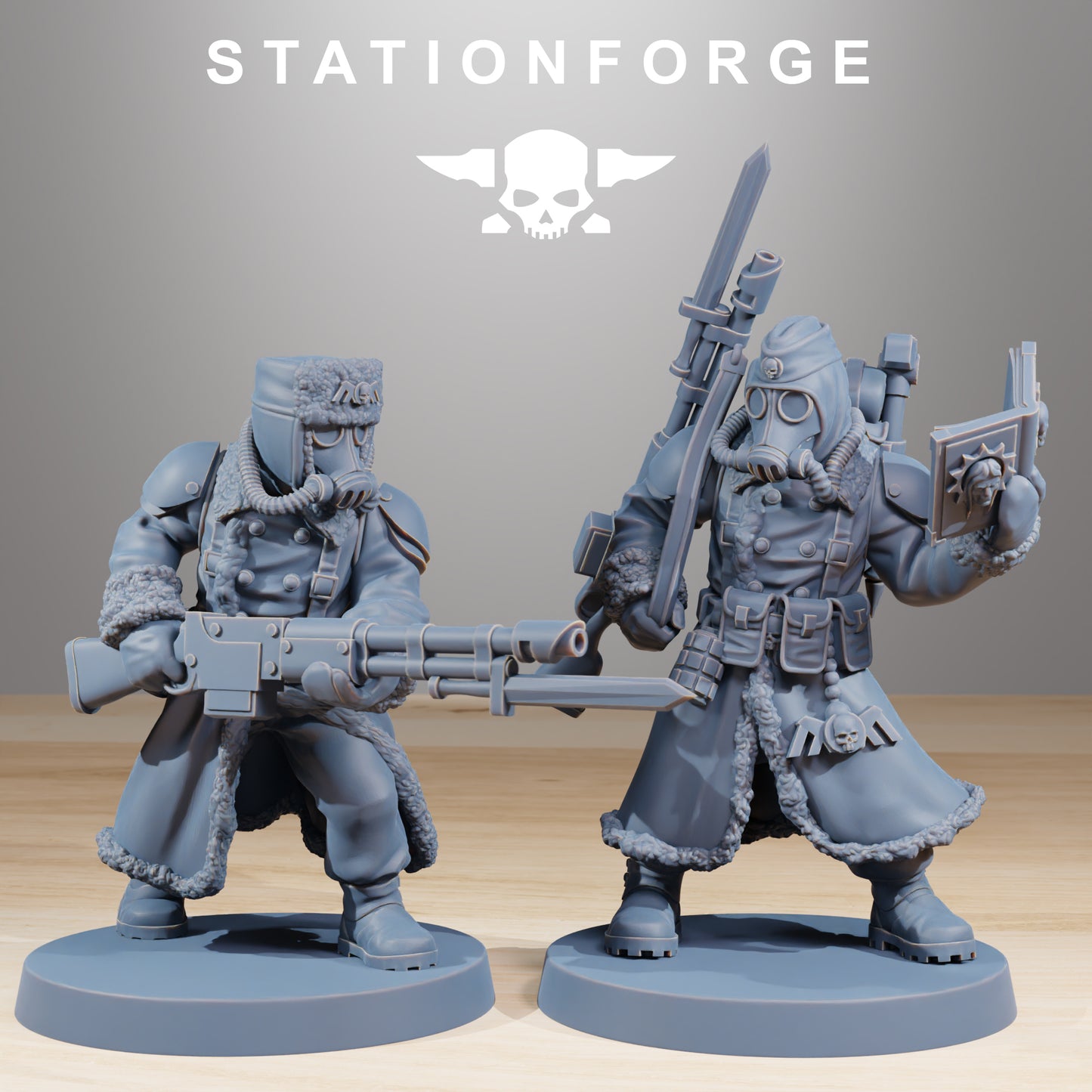 Product photo Tabletop 28mm The Printing Goes Ever On (TPGEO) 0: GrimGuard Frostwatch