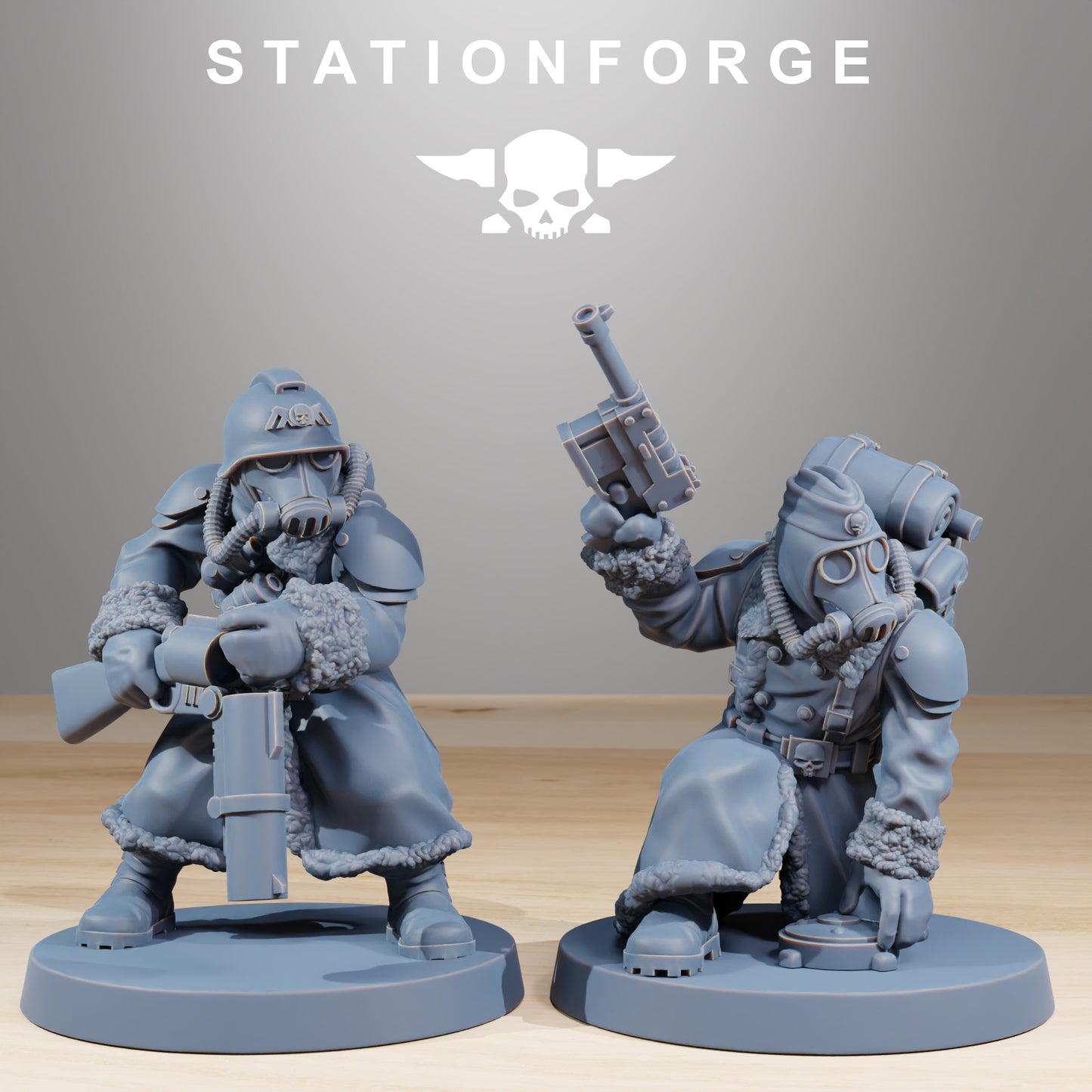 Product photo Tabletop 28mm The Printing Goes Ever On (TPGEO) 0: GrimGuard Frostwatch