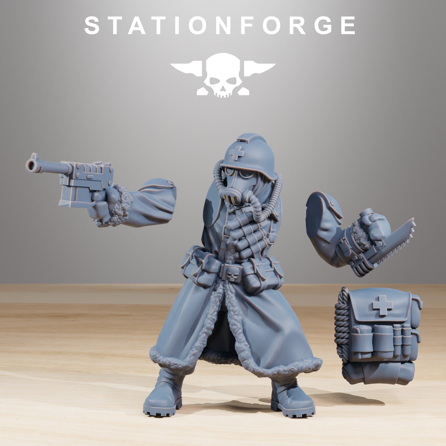 Product photo Tabletop 28mm The Printing Goes Ever On (TPGEO) 0: GrimGuard Frostwatch