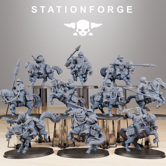 Product photo Tabletop 28mm The Printing Goes Ever On (TPGEO) 0: GrimGuard Pony Cavalry