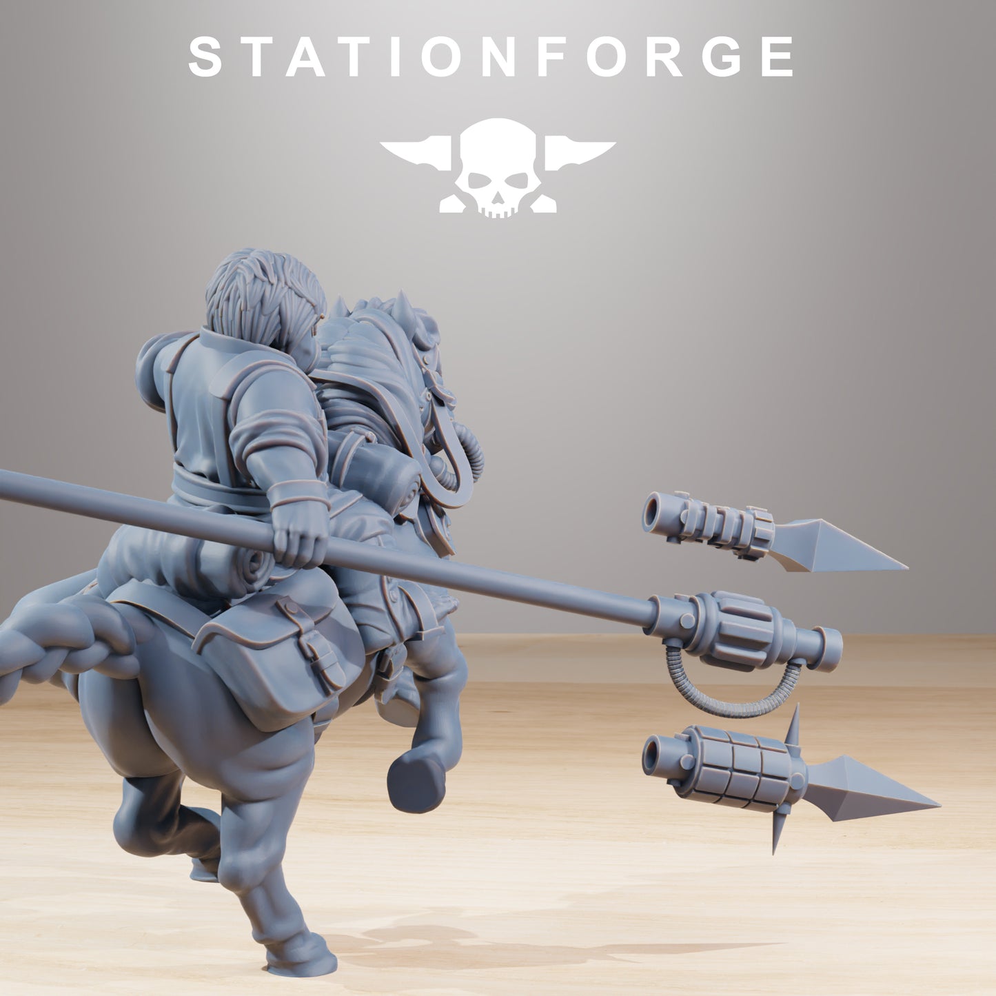 Product photo Tabletop 28mm The Printing Goes Ever On (TPGEO) 0: GrimGuard Pony Cavalry