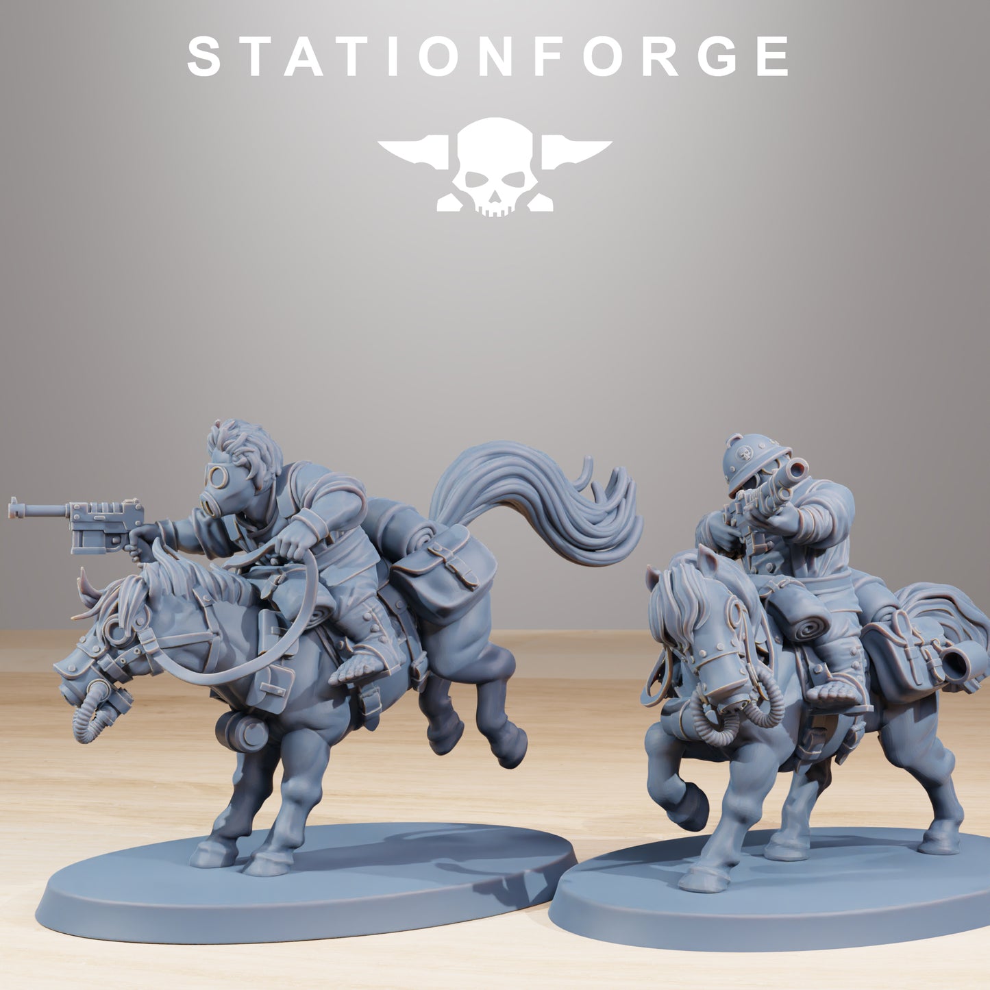 Product photo Tabletop 28mm The Printing Goes Ever On (TPGEO) 0: GrimGuard Pony Cavalry