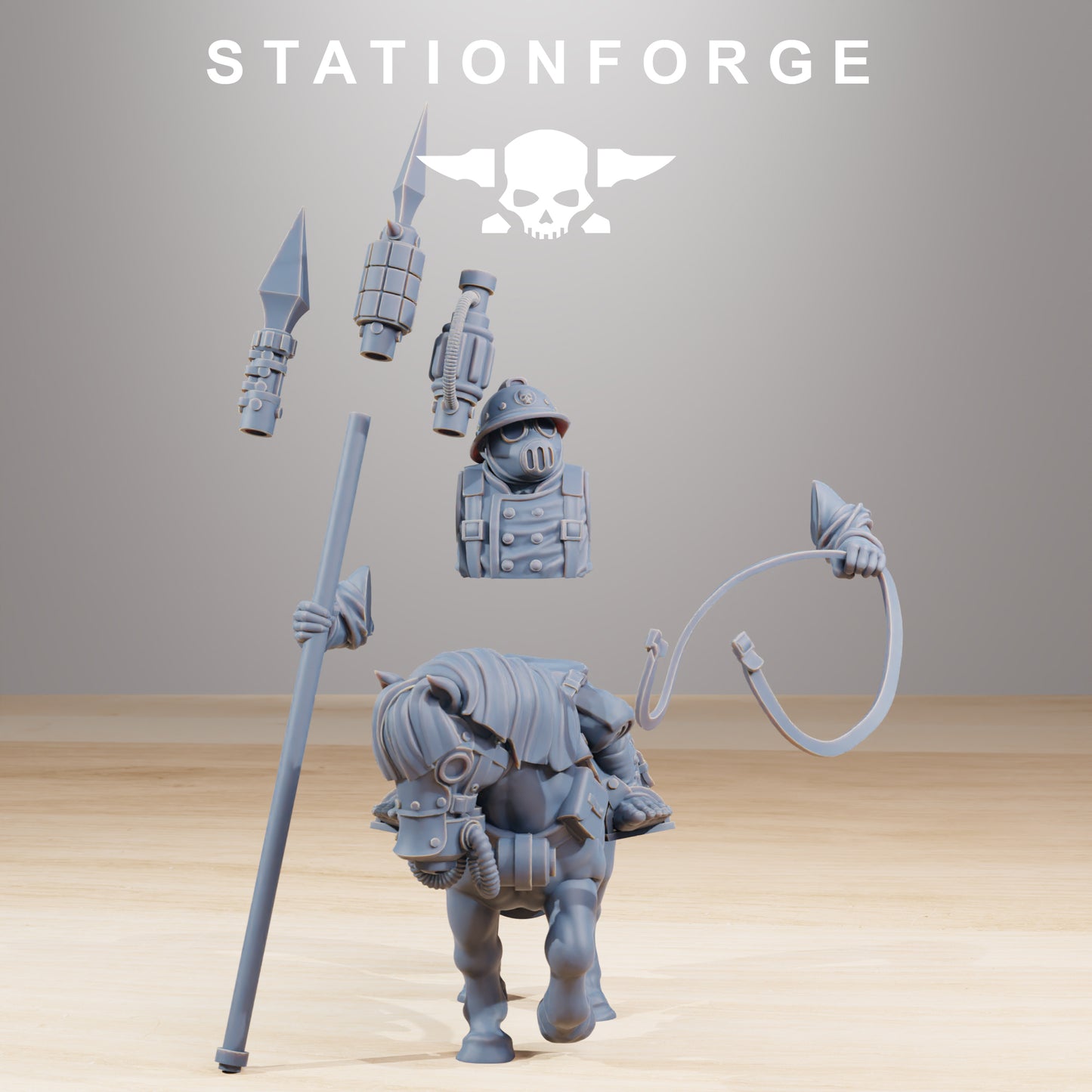 Product photo Tabletop 28mm The Printing Goes Ever On (TPGEO) 0: GrimGuard Pony Cavalry