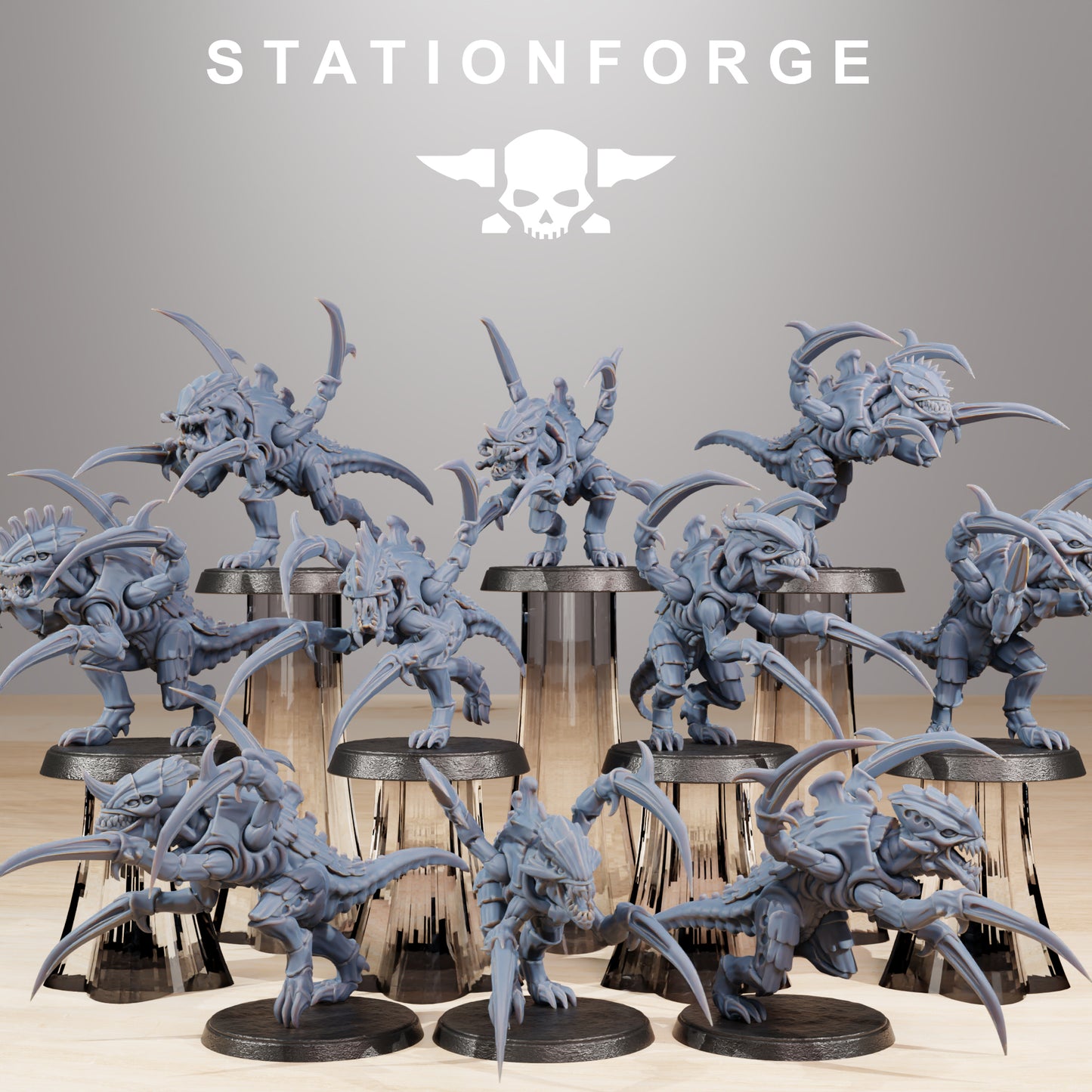 Produktfoto Tabletop 28mm The Printing Goes Ever On (TPGEO) 0: Xenarid Infantry Melee Unit