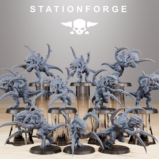Product photo Tabletop 28mm The Printing Goes Ever On (TPGEO) 0: Xenarid Infantry Melee Unit