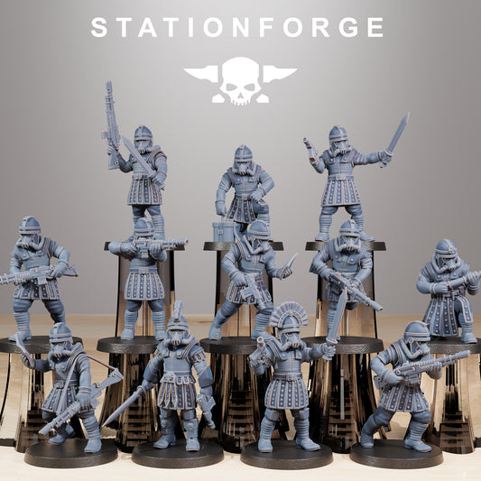 Product photo Tabletop 28mm The Printing Goes Ever On (TPGEO) 0: GrimGuard Vexillatio