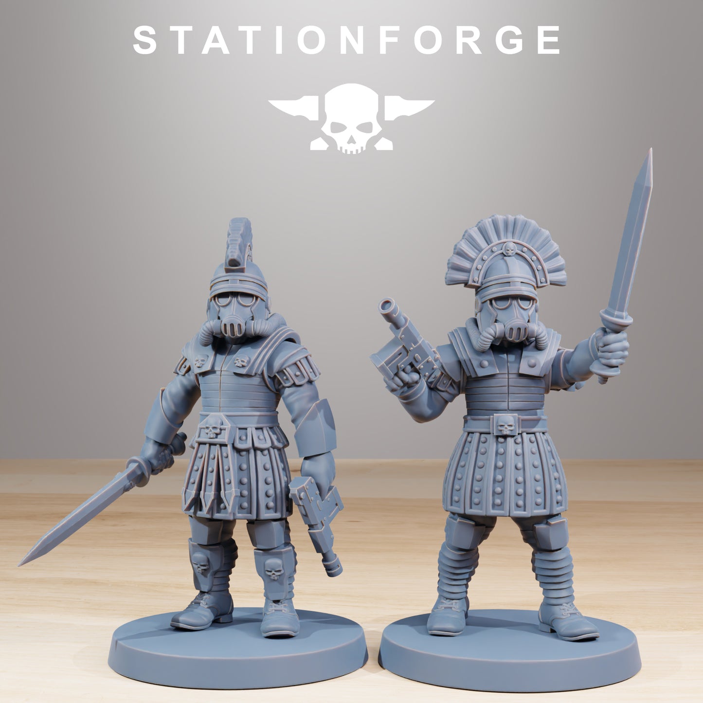 Product photo Tabletop 28mm The Printing Goes Ever On (TPGEO) 0: GrimGuard Vexillatio