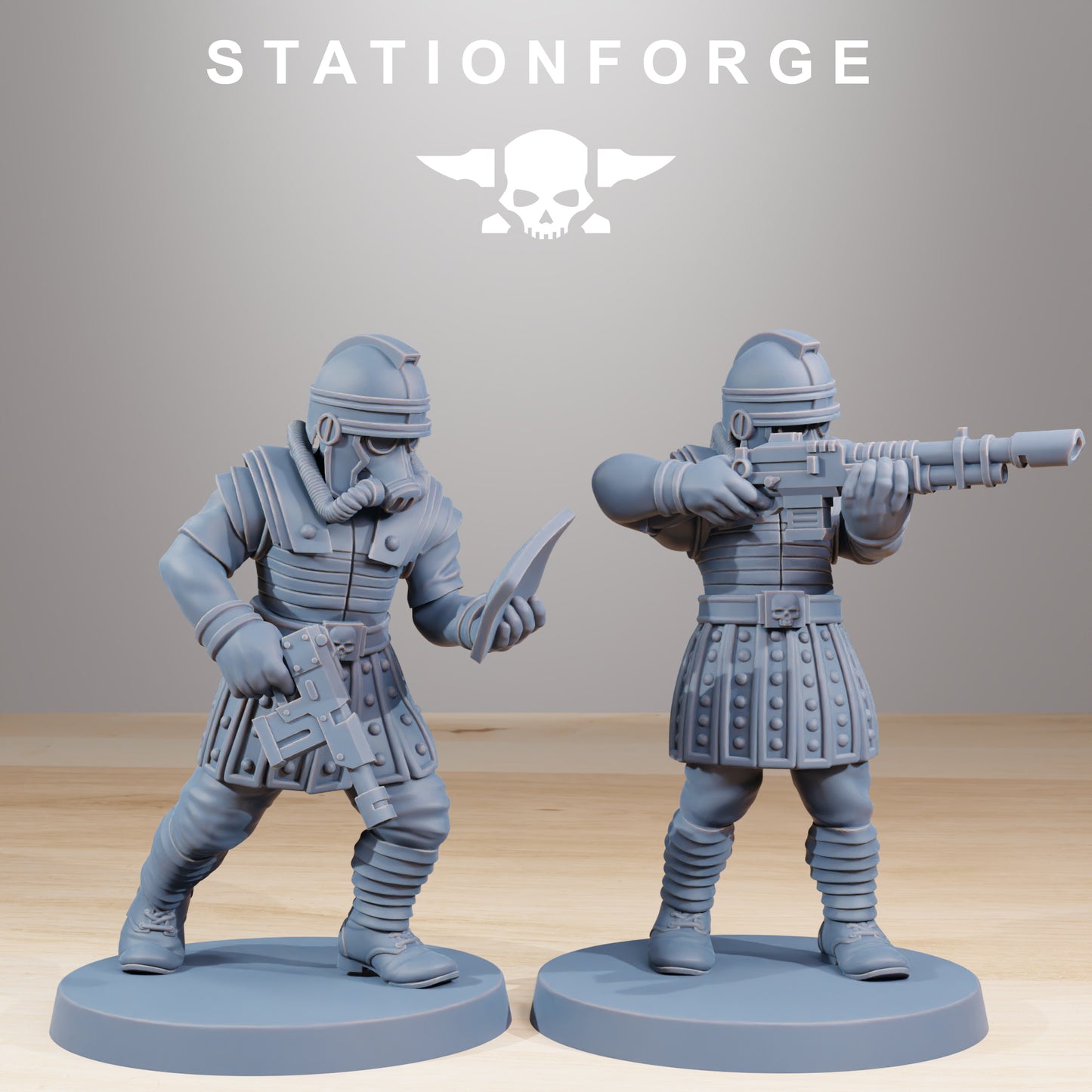 Product photo Tabletop 28mm The Printing Goes Ever On (TPGEO) 0: GrimGuard Vexillatio