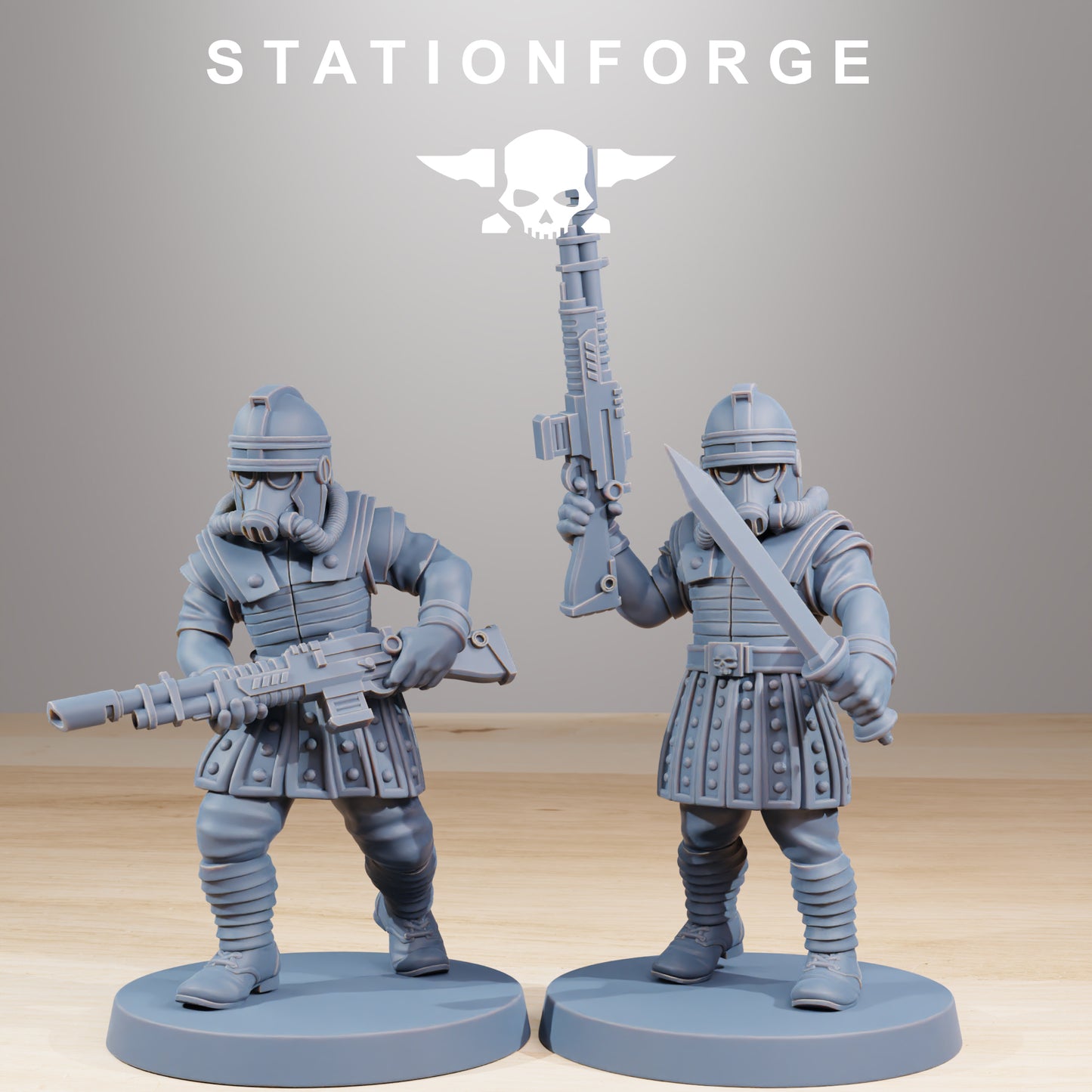 Product photo Tabletop 28mm The Printing Goes Ever On (TPGEO) 0: GrimGuard Vexillatio