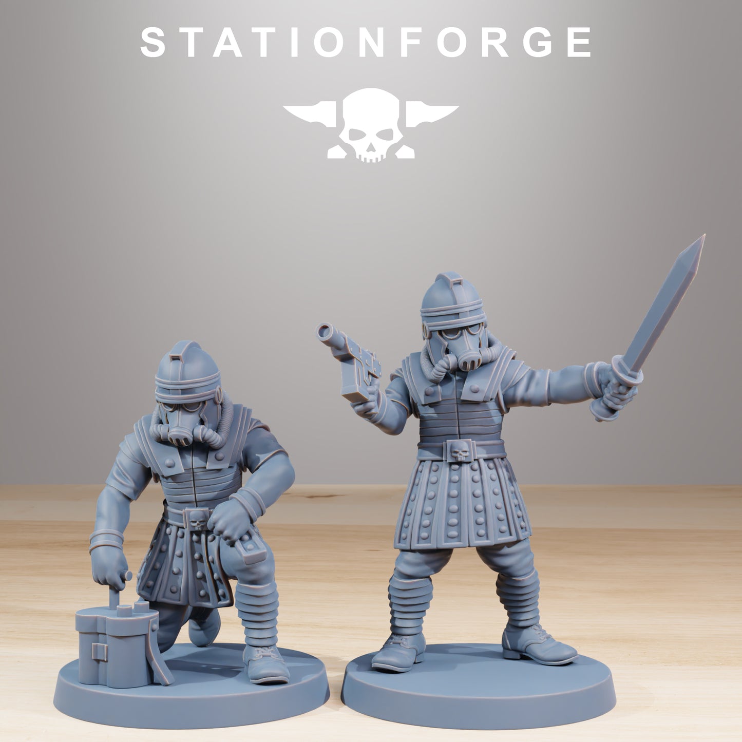 Product photo Tabletop 28mm The Printing Goes Ever On (TPGEO) 0: GrimGuard Vexillatio
