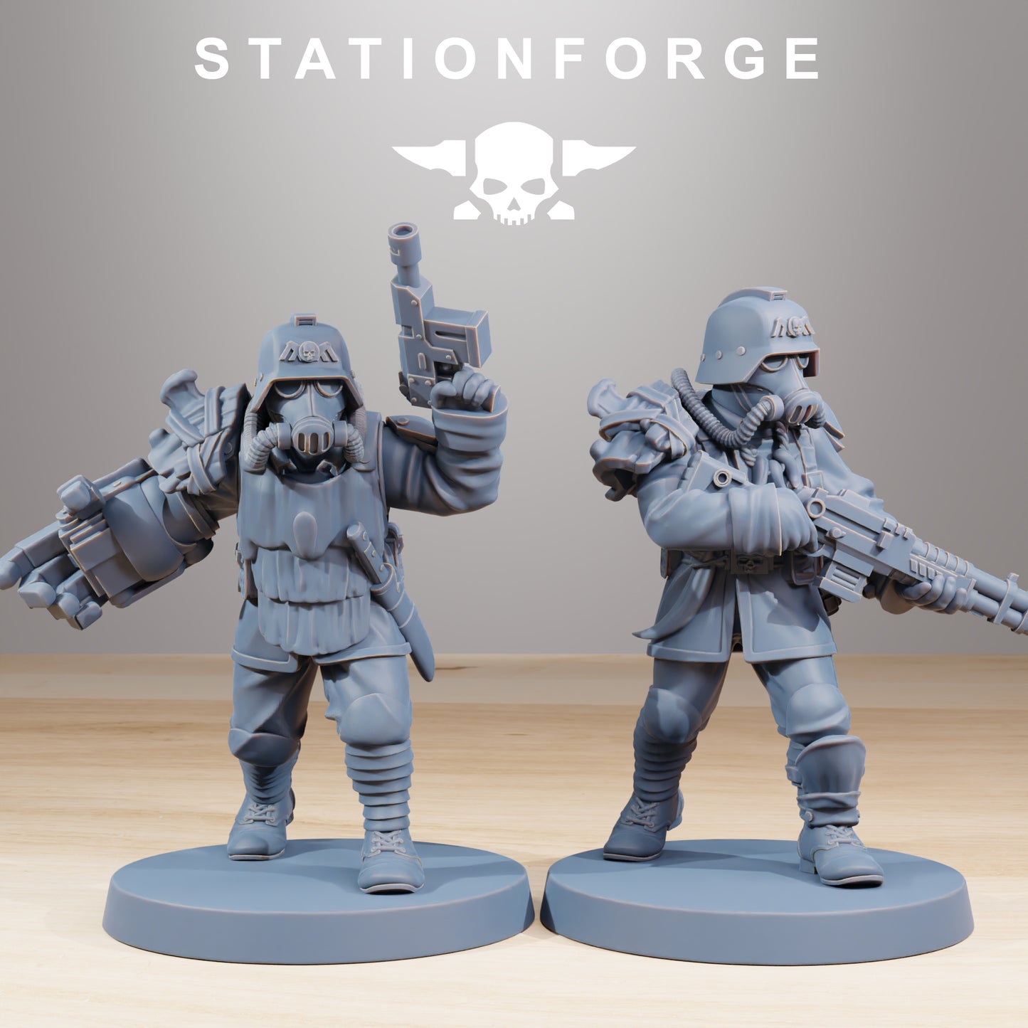 Product photo Tabletop 28mm The Printing Goes Ever On (TPGEO) 0: GrimGuard Xenarid Hunters