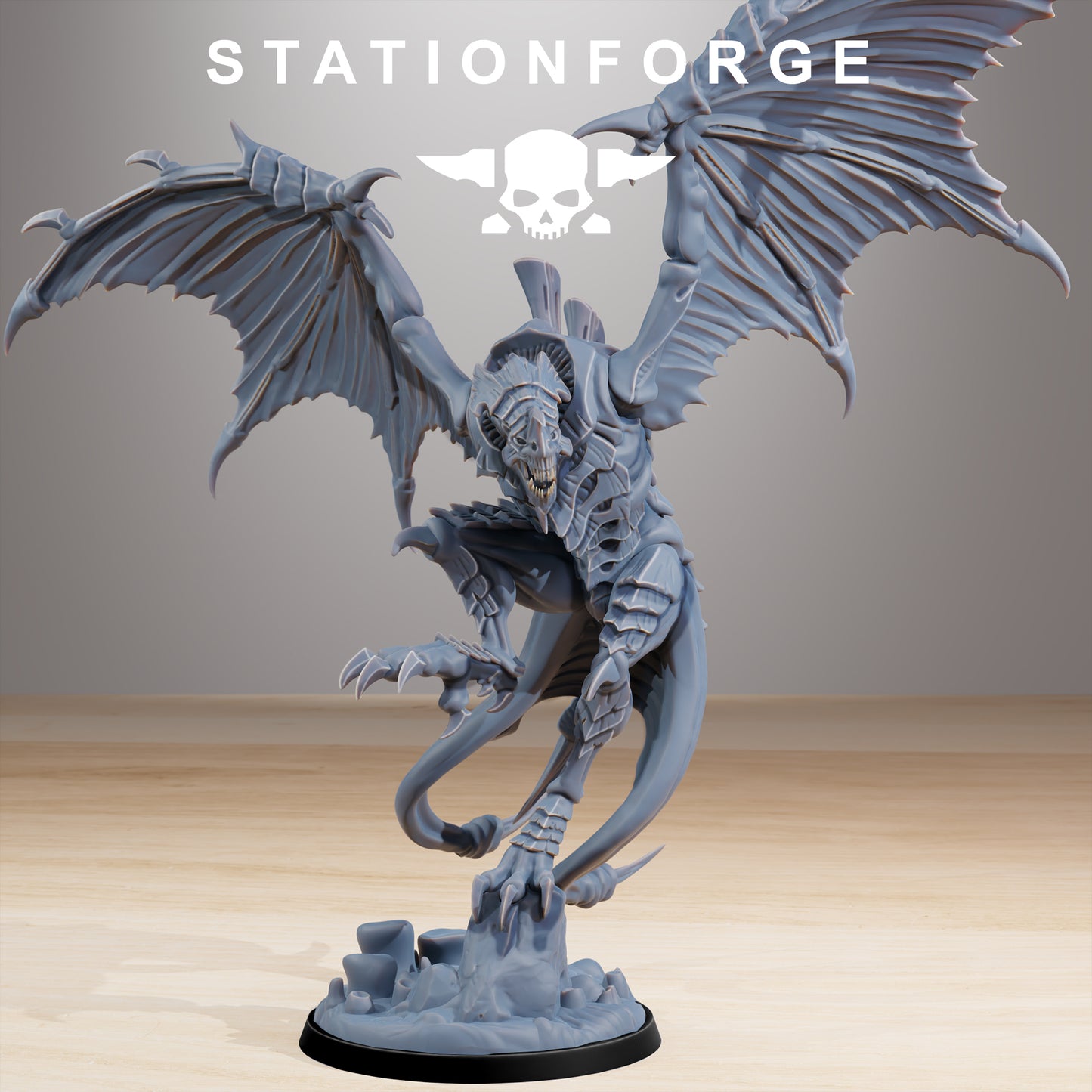 Product photo Tabletop 28mm The Printing Goes Ever On (TPGEO) 0: Xenarid Flyer Leader