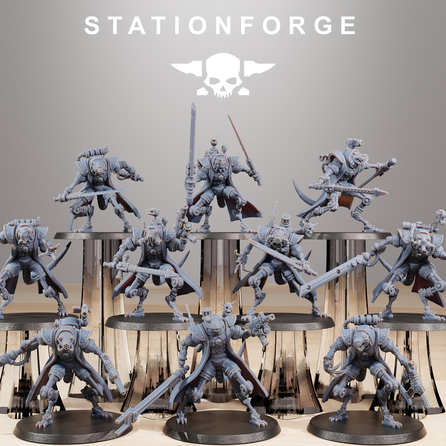 Product photo Tabletop 28mm The Printing Goes Ever On (TPGEO) 0: Raticus Curdsters