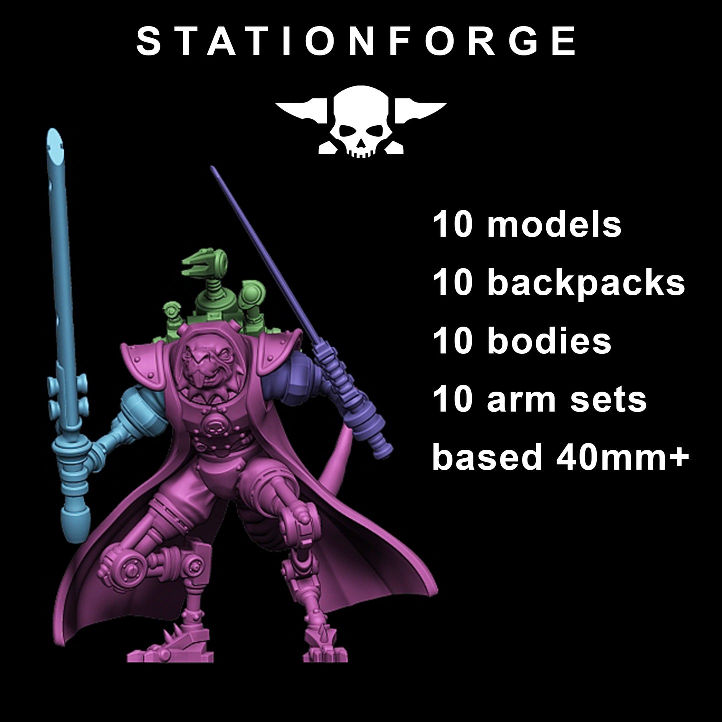 Product photo Tabletop 28mm The Printing Goes Ever On (TPGEO) 0: Raticus Curdsters