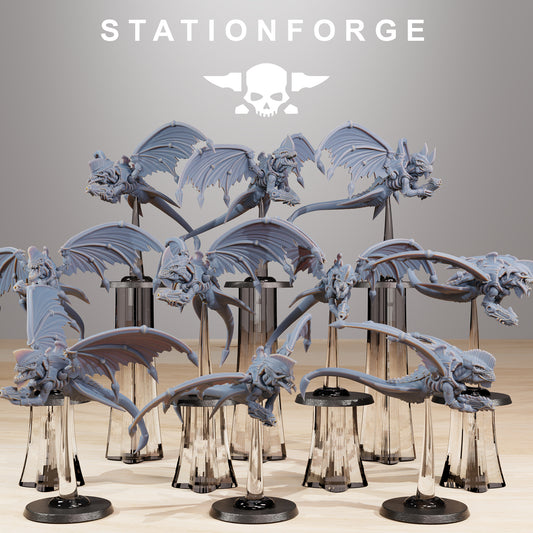 Product photo Tabletop 28mm The Printing Goes Ever On (TPGEO) 0: Xenarid Flyers