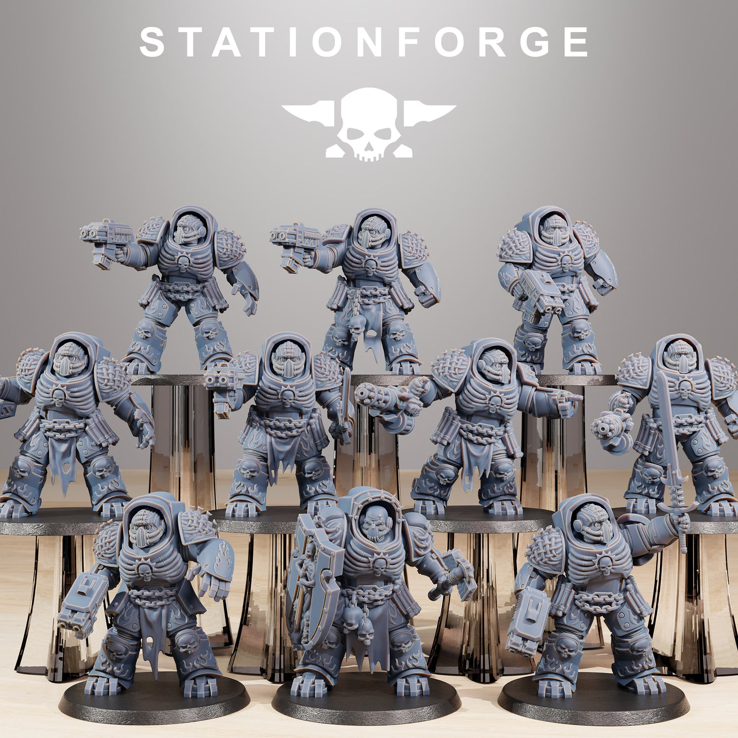 Product photo Tabletop 28mm The Printing Goes Ever On (TPGEO) 0: Doom Reaper Vanguards