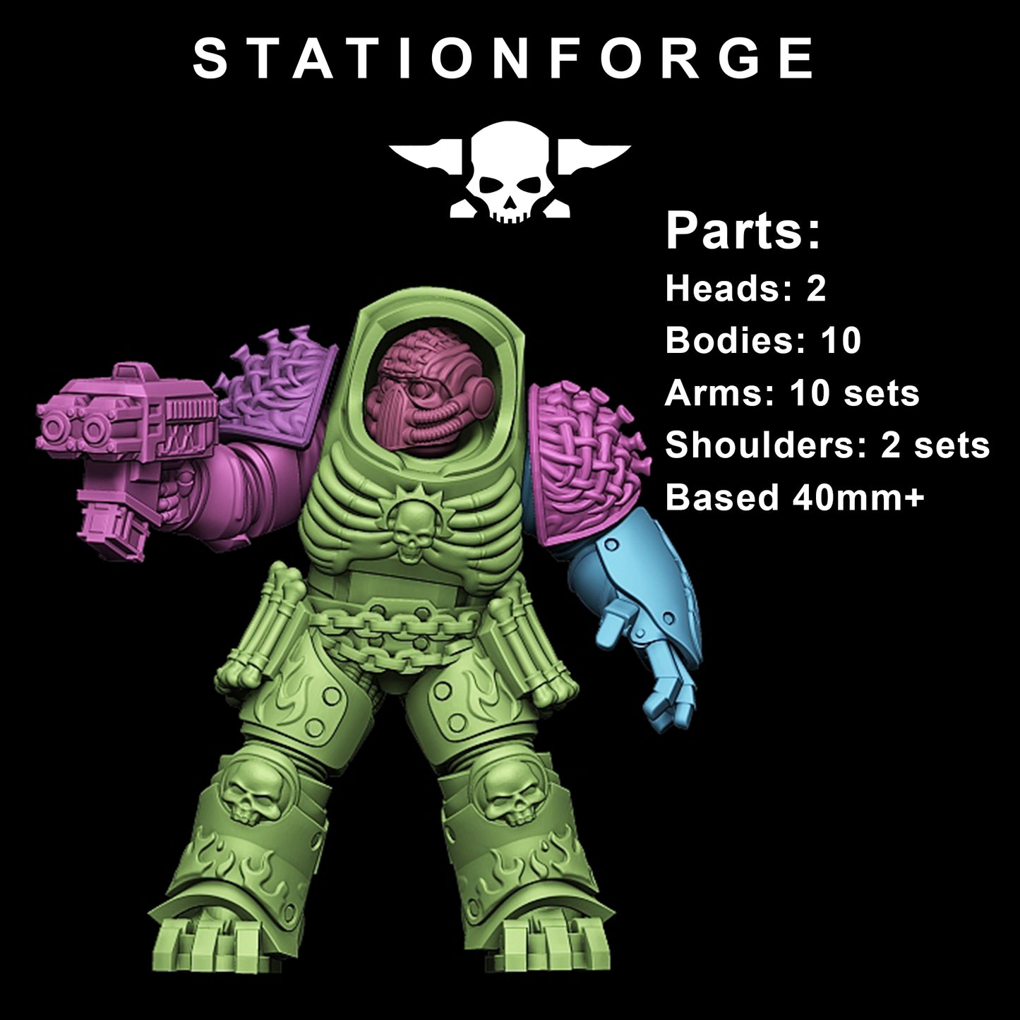 Product photo Tabletop 28mm The Printing Goes Ever On (TPGEO) 0: Doom Reaper Vanguards