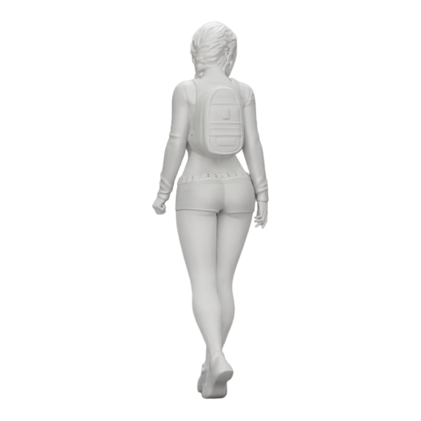 Produktfoto 0: Sexy Mädchen, in Shorts, Minishirt und Rucksack (Ref Nr. A0)
