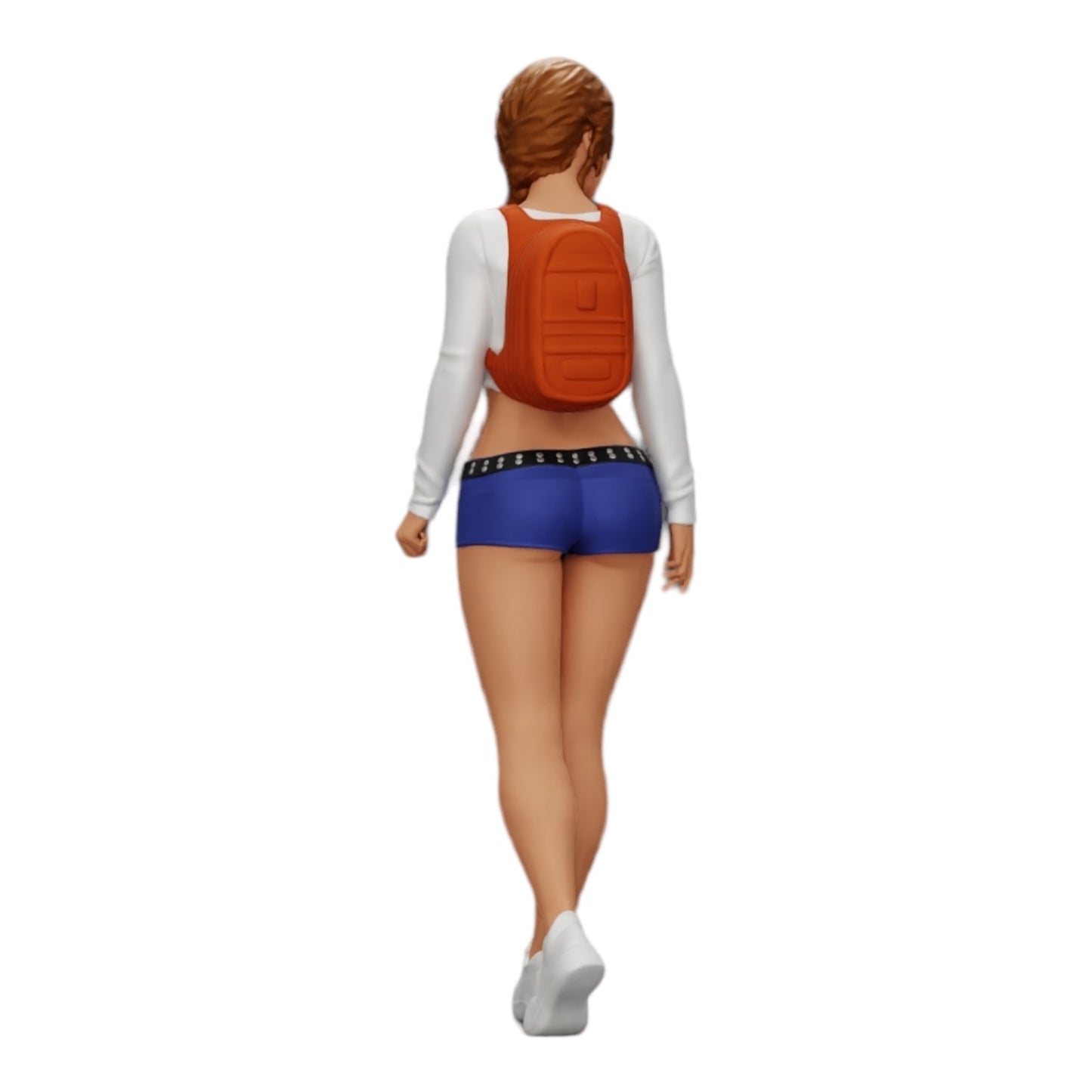 Produktfoto 0: Sexy Mädchen, in Shorts, Minishirt und Rucksack (Ref Nr. A0)