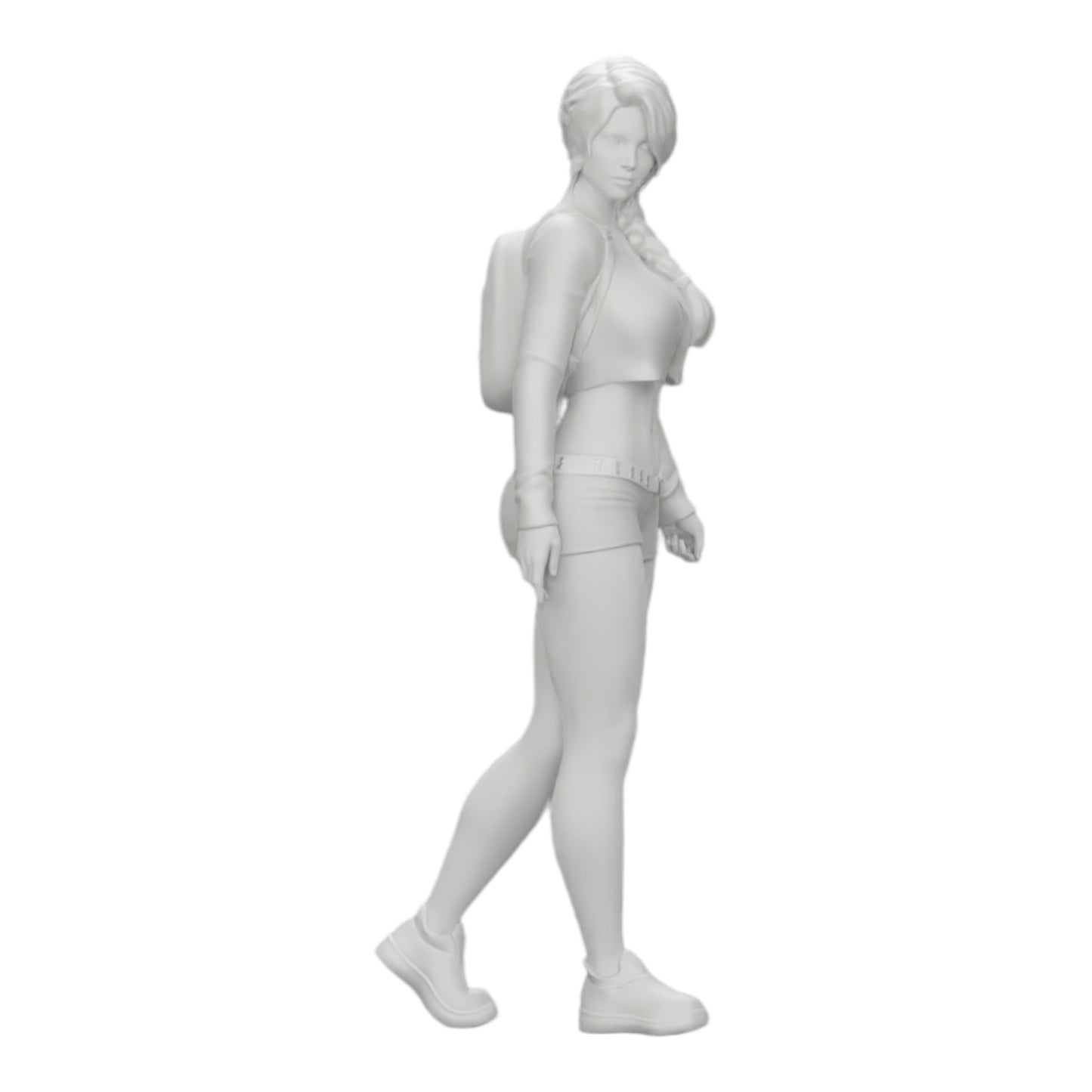 Produktfoto 0: Sexy Mädchen, in Shorts, Minishirt und Rucksack (Ref Nr. A0)