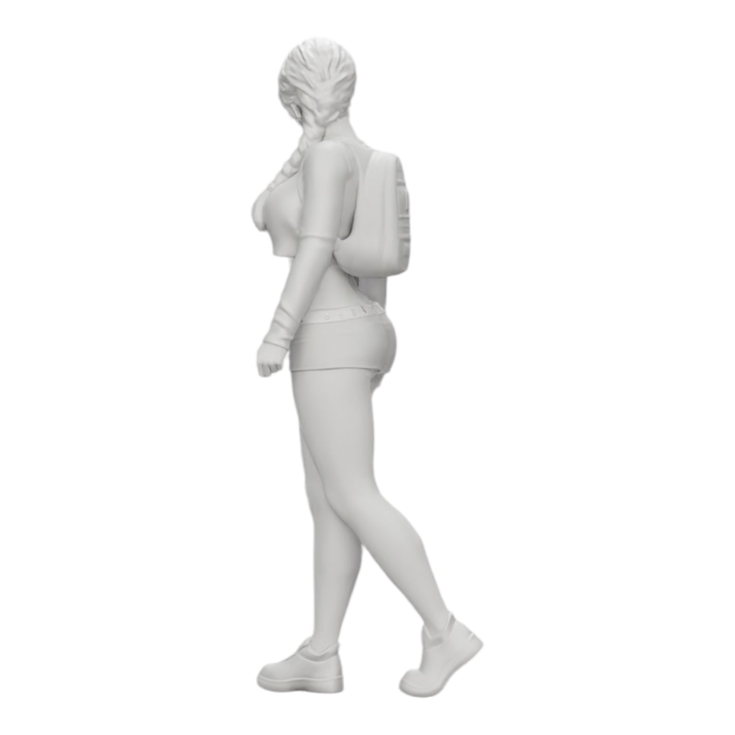 Produktfoto 0: Sexy Mädchen, in Shorts, Minishirt und Rucksack (Ref Nr. A0)